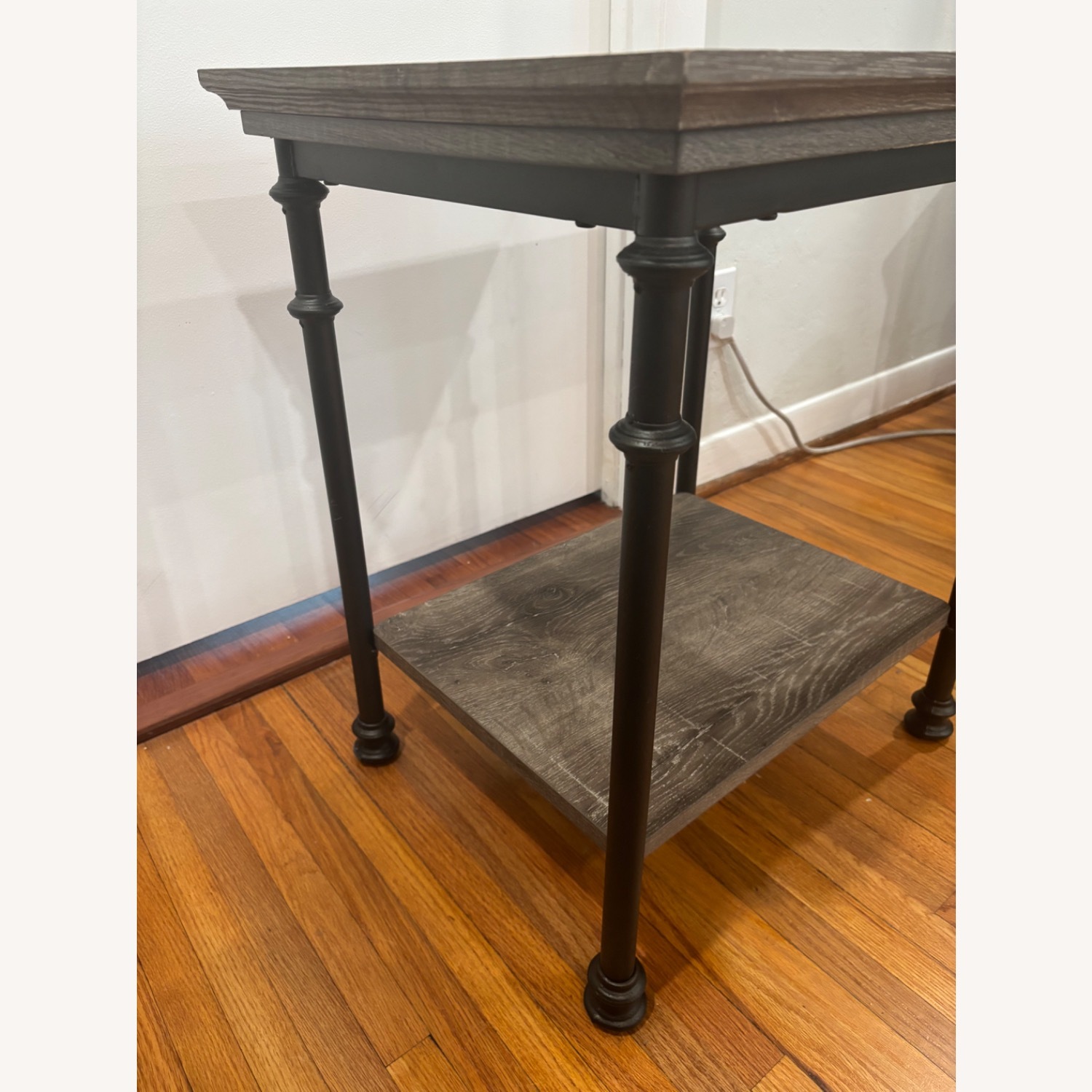 Sauder Canal Streer Light Brown Wood Side Table - image-2