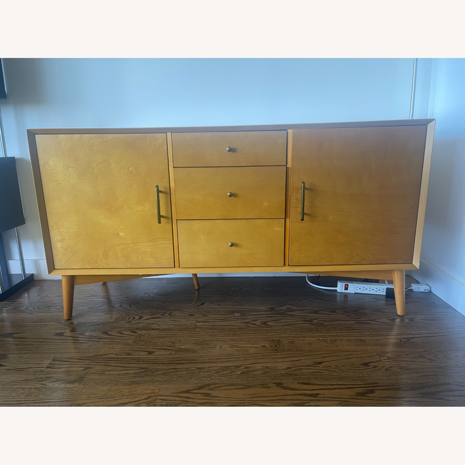 West Elm Light Brown Mid-Century Buffet - image-1
