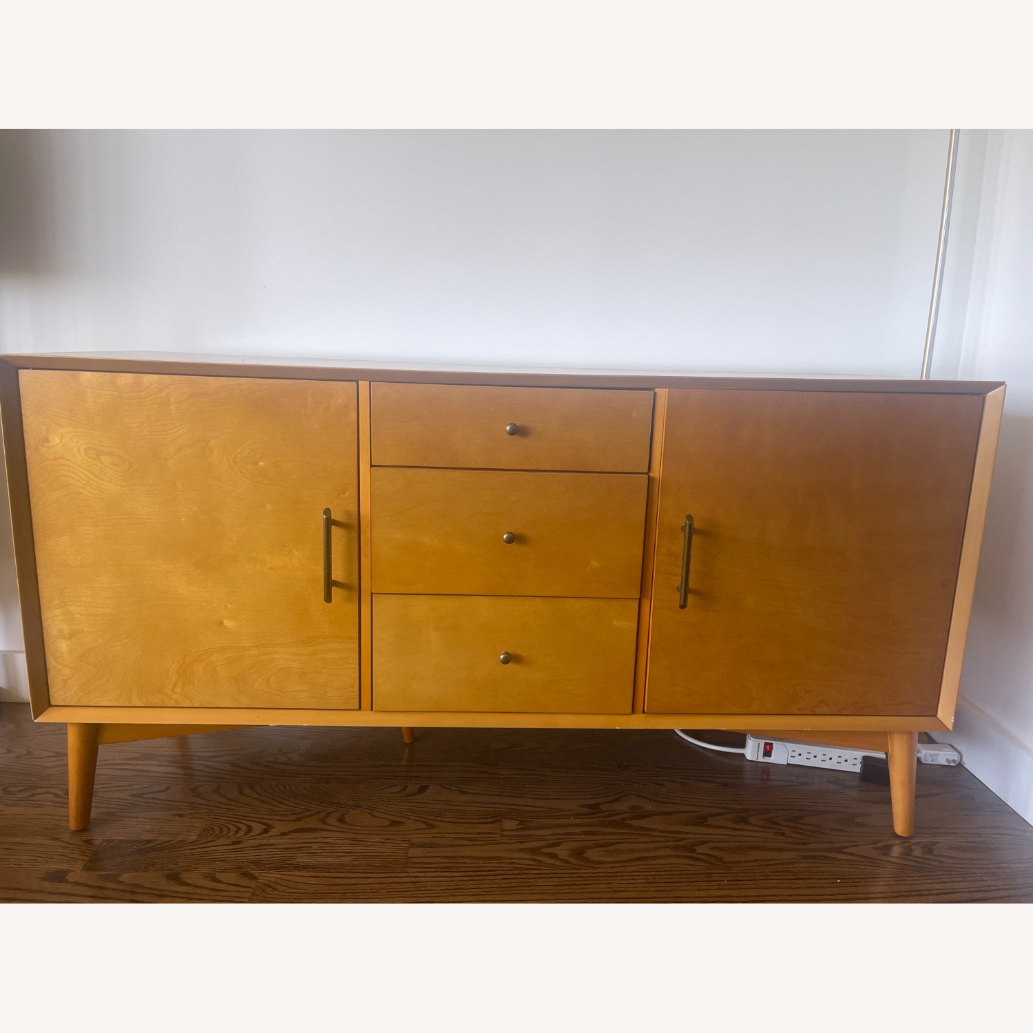 West Elm Light Brown Mid-Century Buffet - image-3
