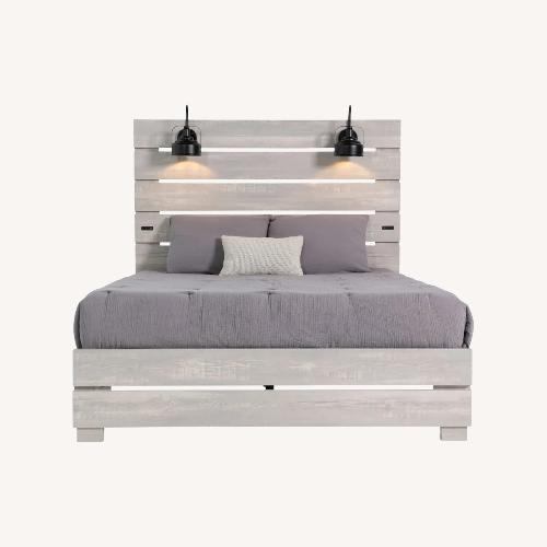 Used Bob's Furniture King Size Bed Frame  for sale on AptDeco