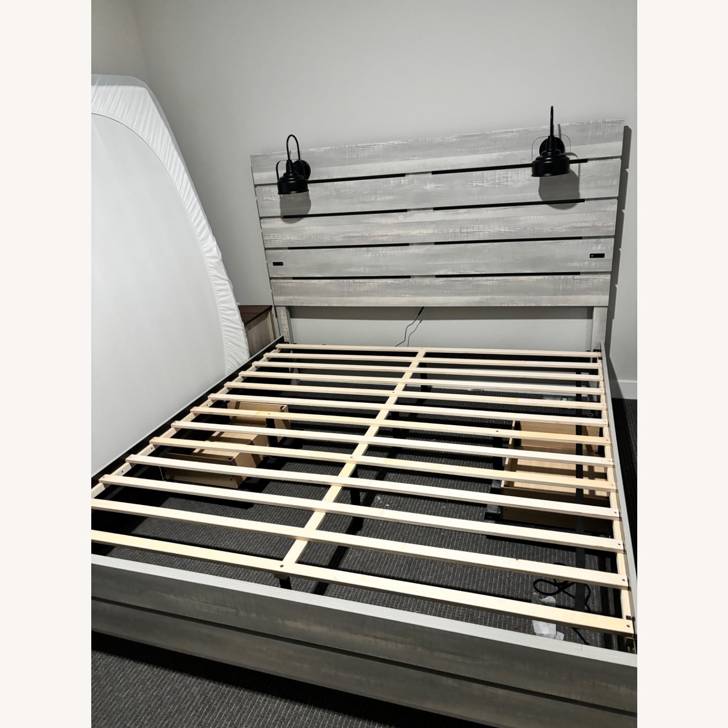 Bob's Furniture King Size Bed Frame - image-2