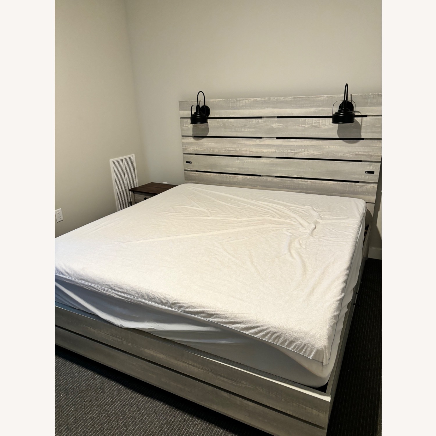 Bob's Furniture King Size Bed Frame - image-4