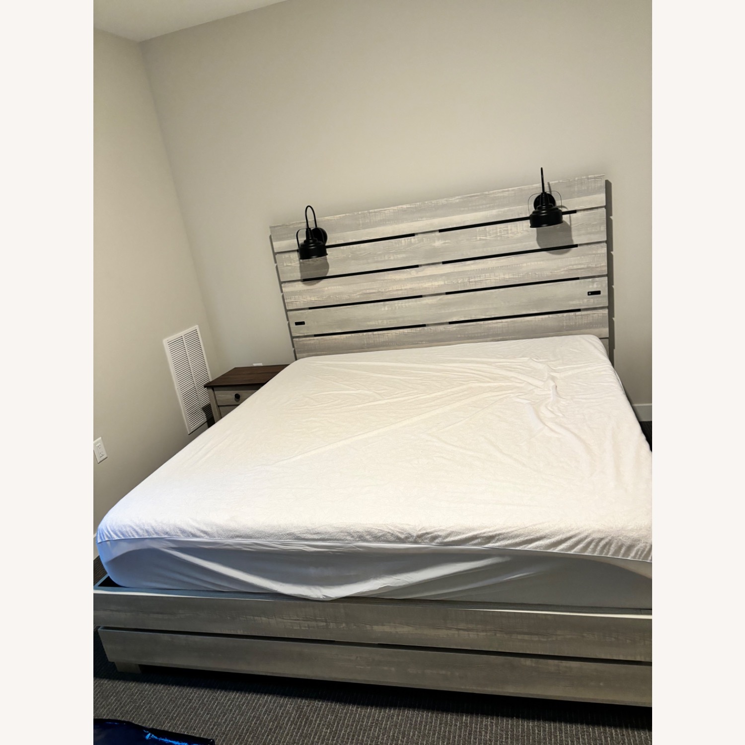 Bob's Furniture King Size Bed Frame - image-3