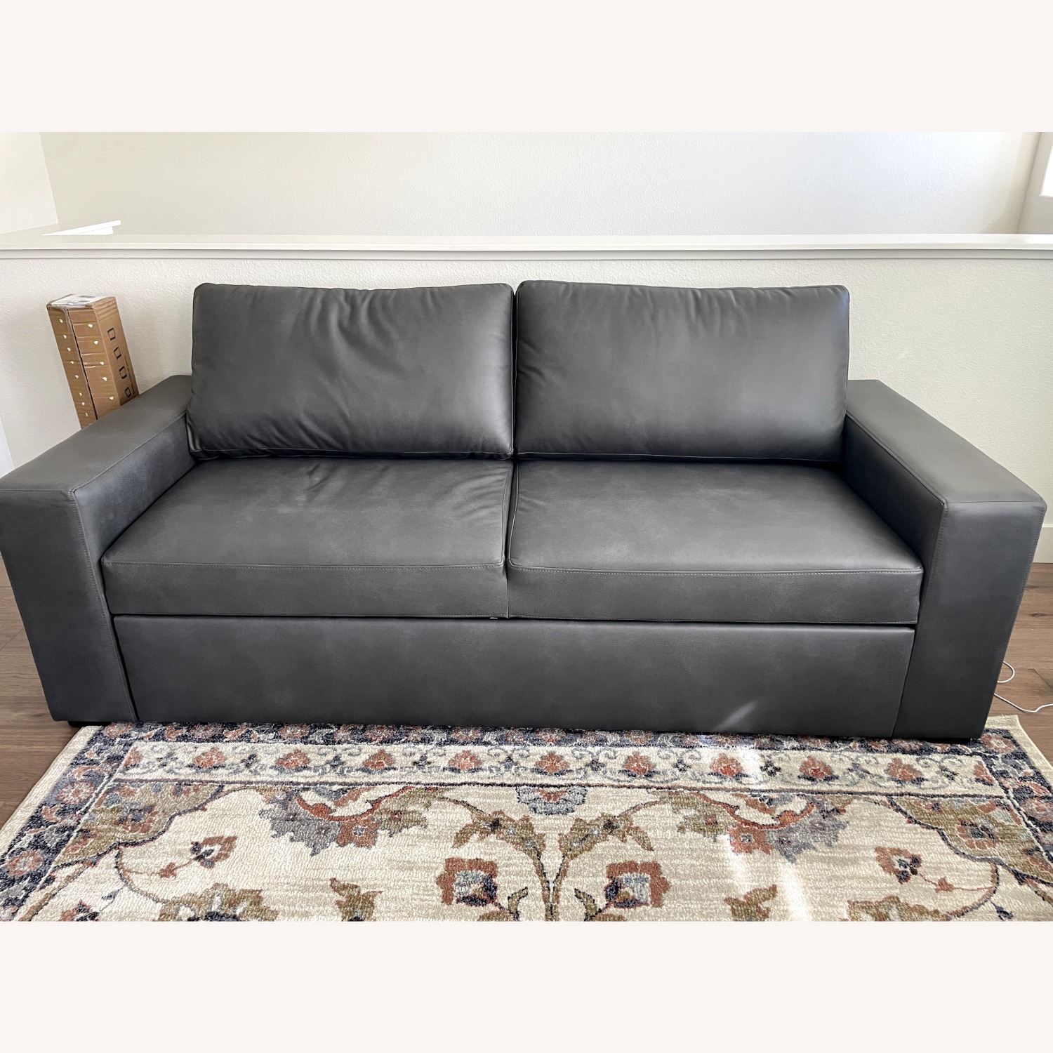 Living Spaces Sebastian Light Gray 2 Seater Sofa - image-1