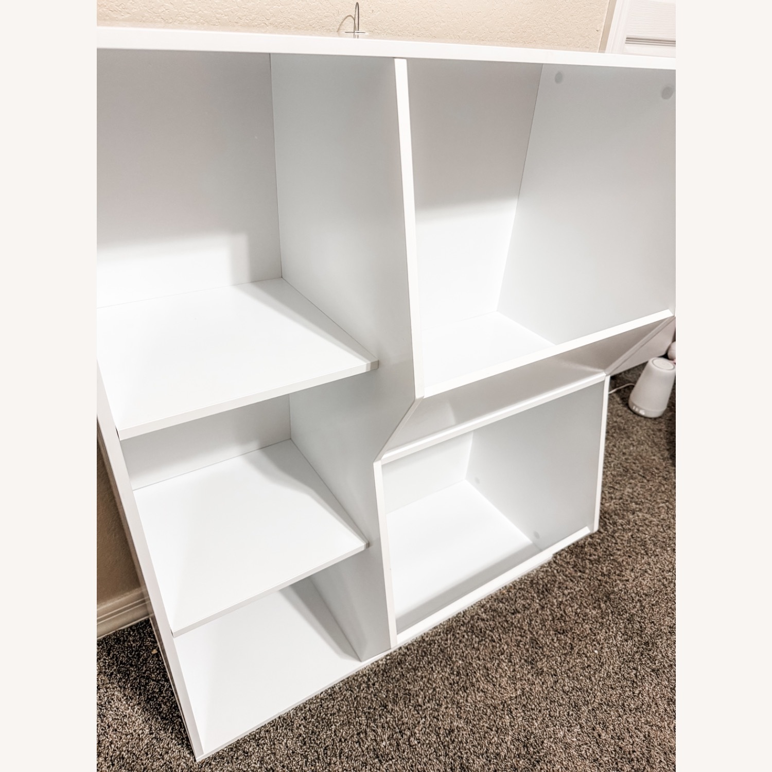 White Kid’s Bookcase and Toy Bin - image-3