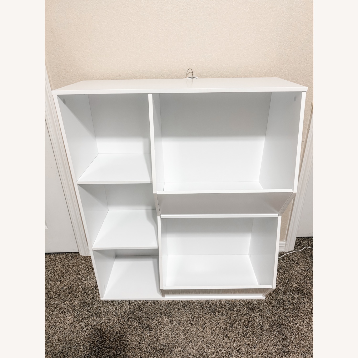 White Kid’s Bookcase and Toy Bin - image-1
