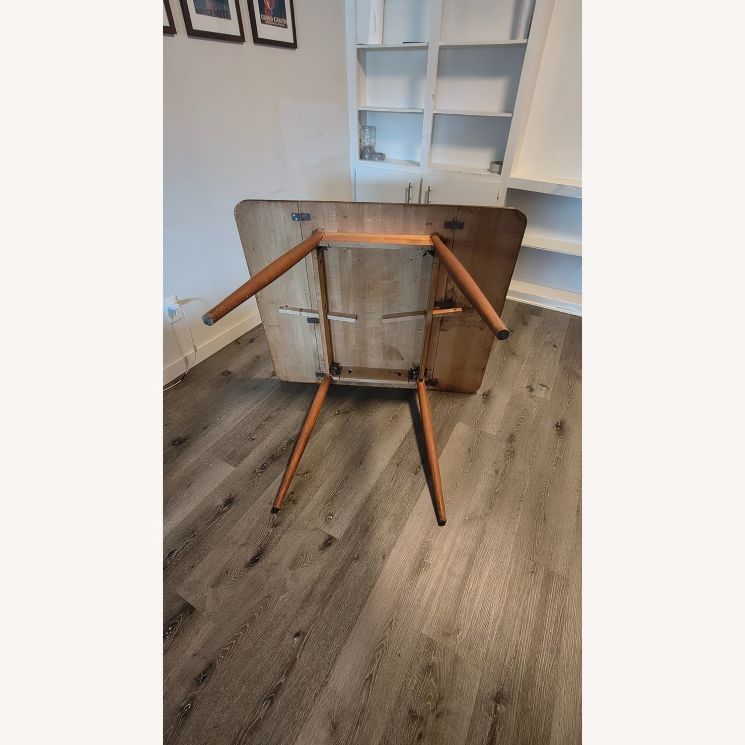 Vintage/Antique Finds Natural Wood Dining Table - image-7