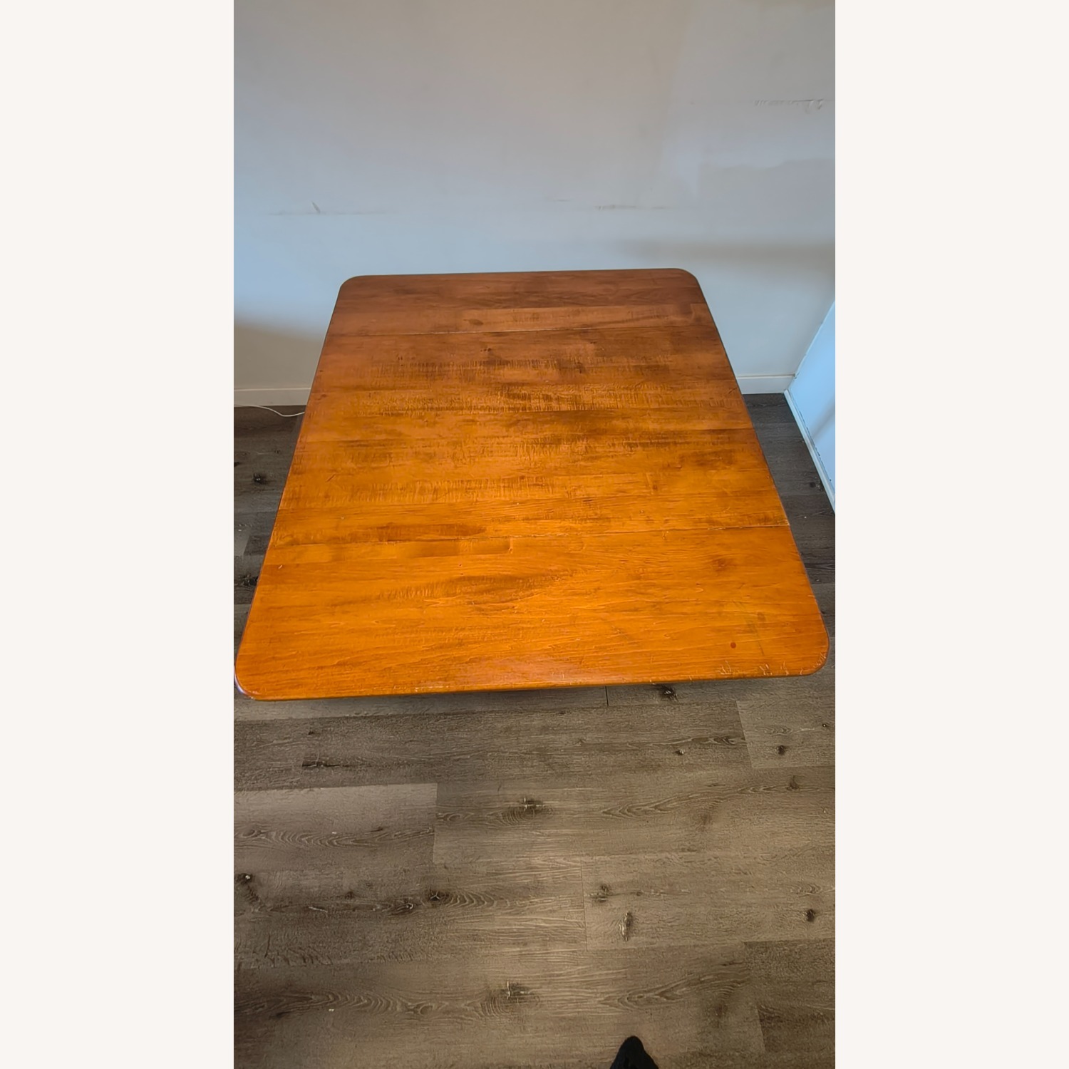 Vintage/Antique Finds Natural Wood Dining Table - image-2