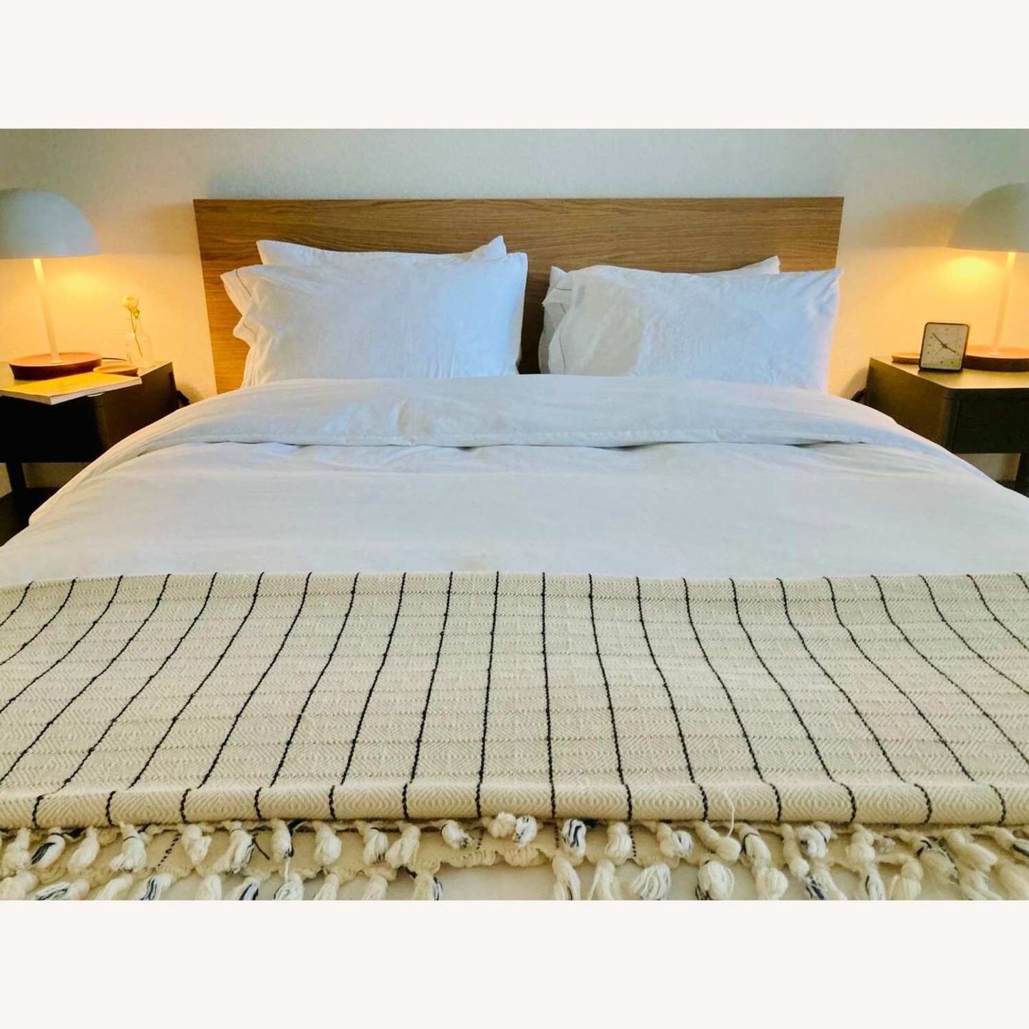 IKEA Malm Queen Bed w Luroy Bed Slats - image-2