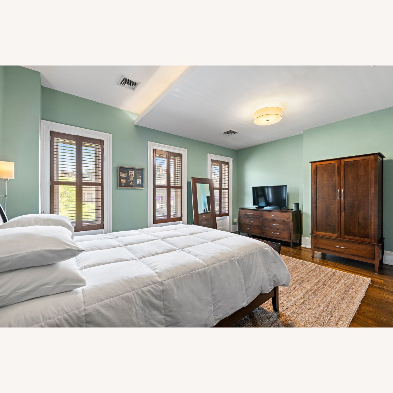 Arhaus Dark Brown Wood Bedroom Armoire / Wardrobe - image-4
