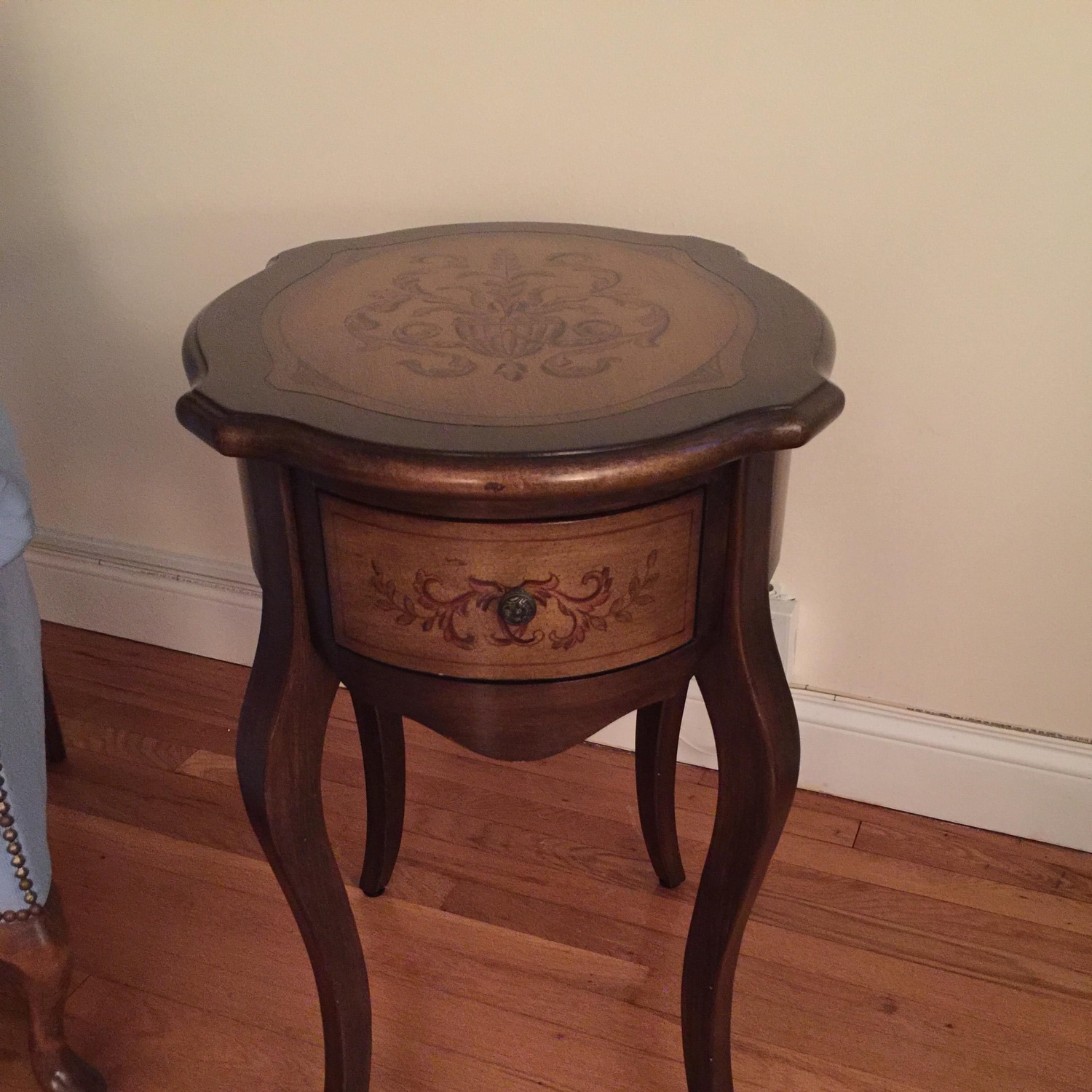 Small Wooden Side Table - image-1