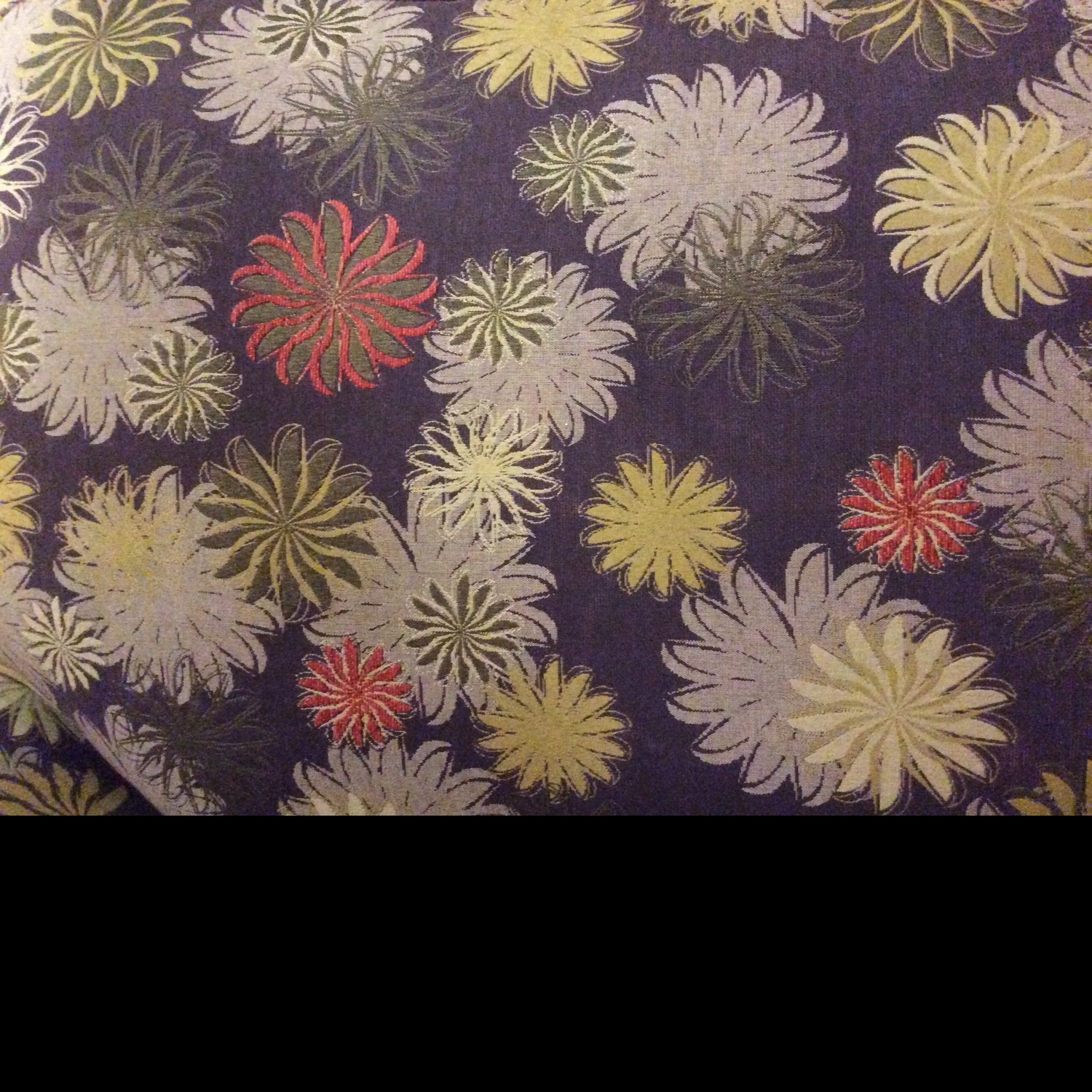 Crate & Barrel Floral Wingback Chair - image-5