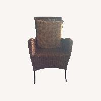 Room & Board Rattan & Steel Armchair