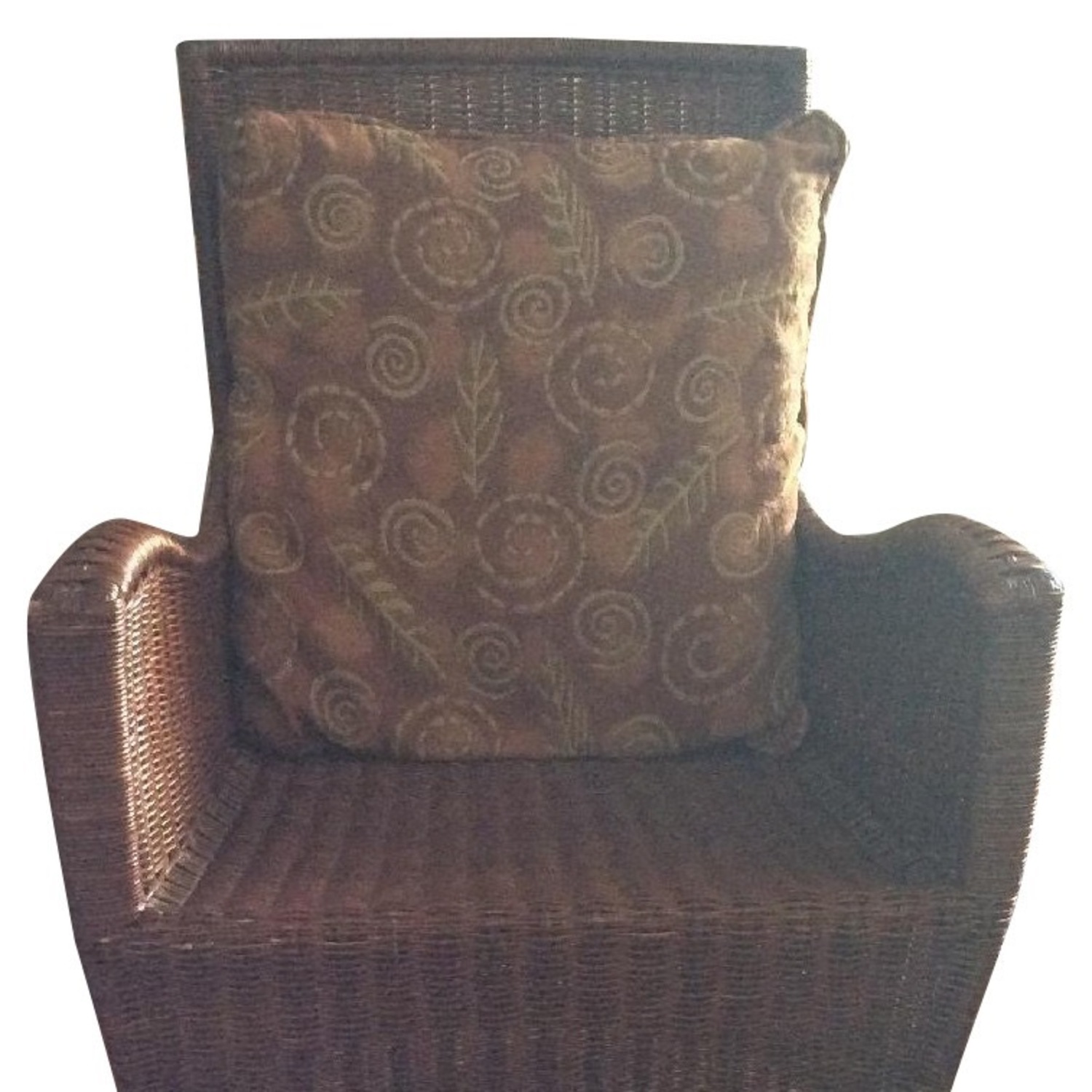 Room & Board Rattan & Steel Armchair - image-5