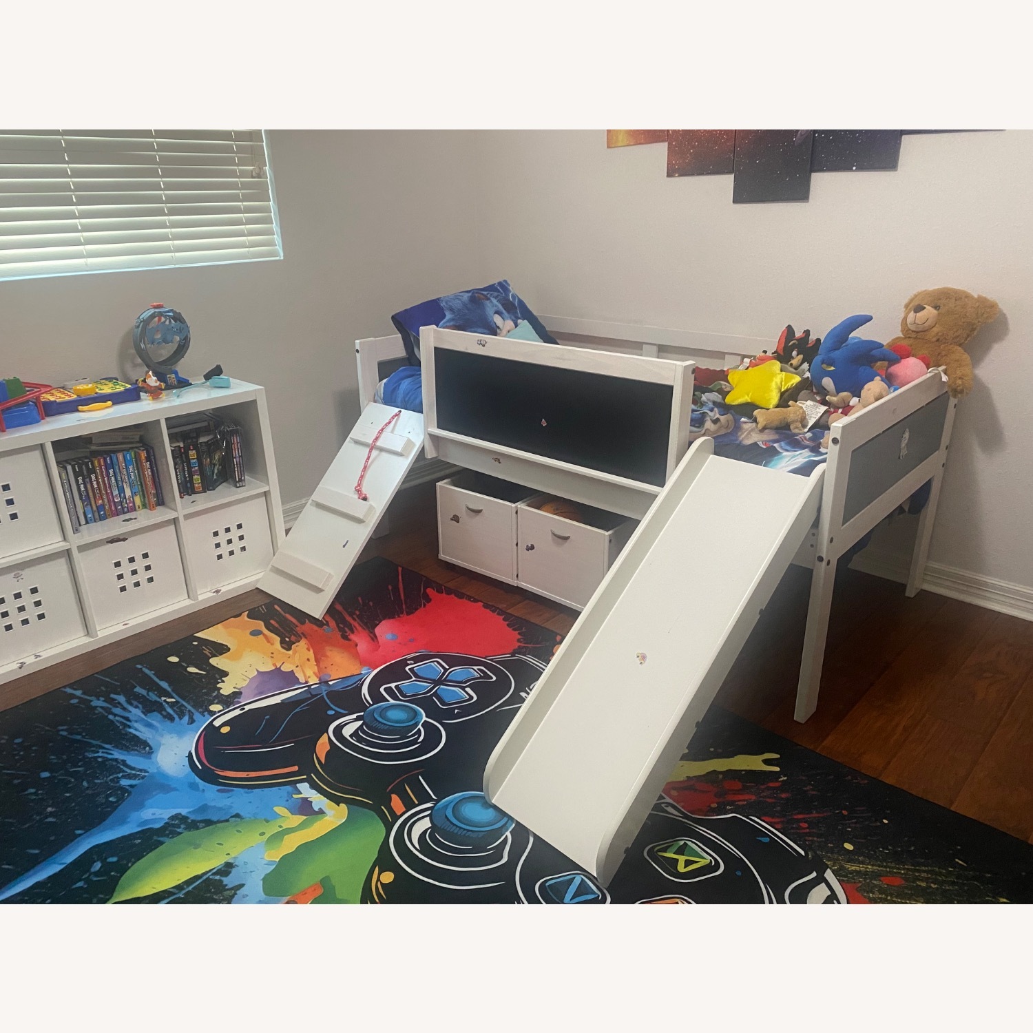 Zoomie Kids White Wood Twin Bed - image-2