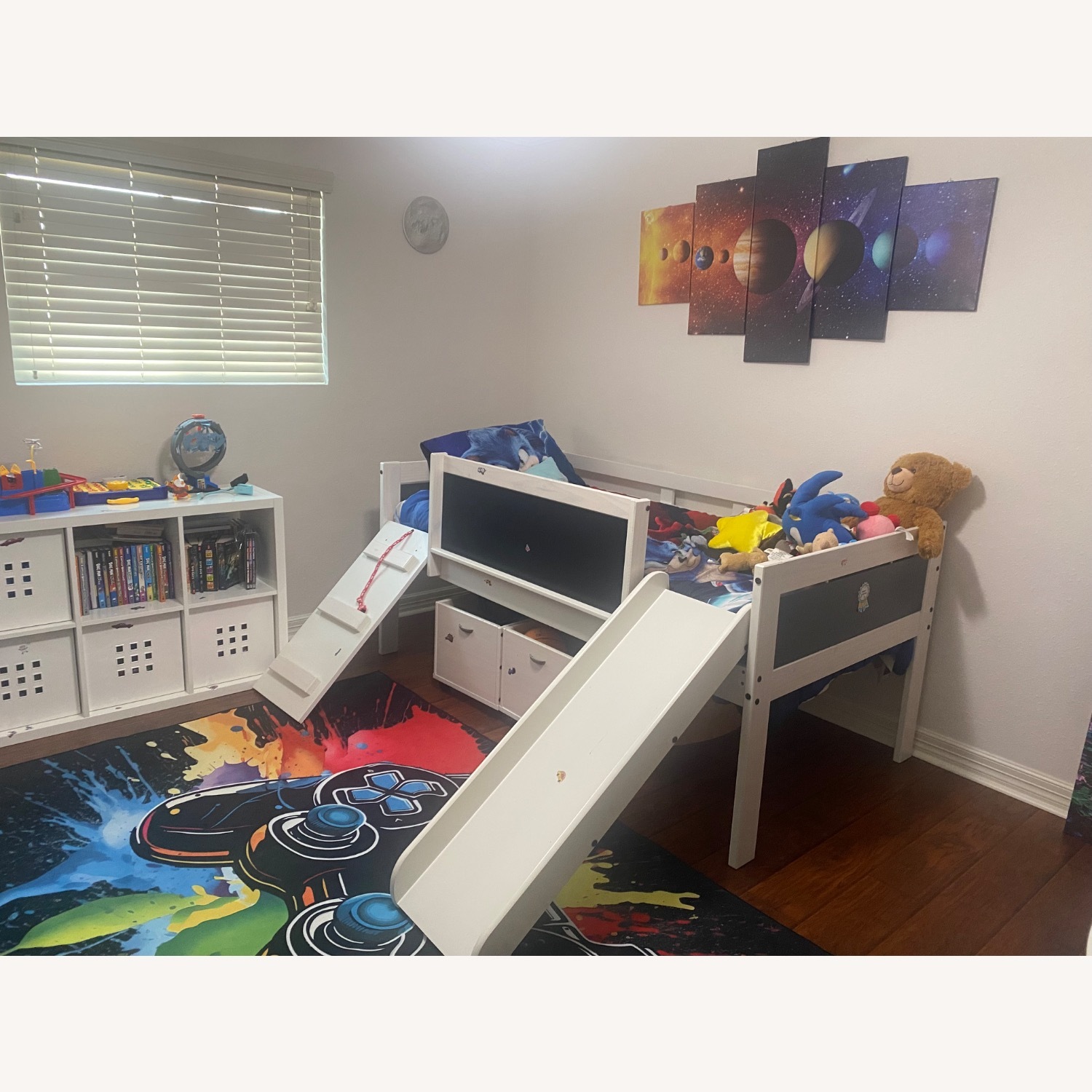 Zoomie Kids White Wood Twin Bed - image-3