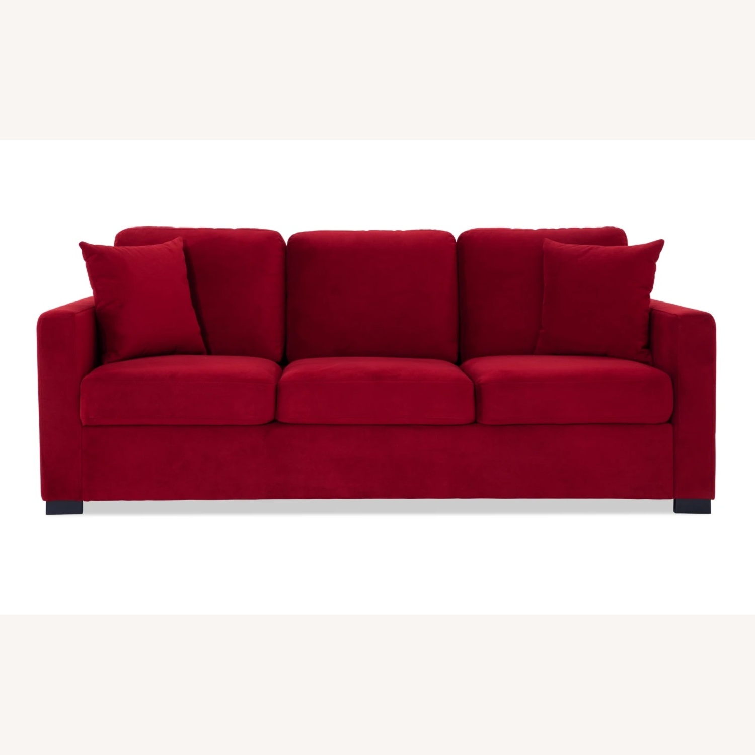 Red Sofa Couch - image-4