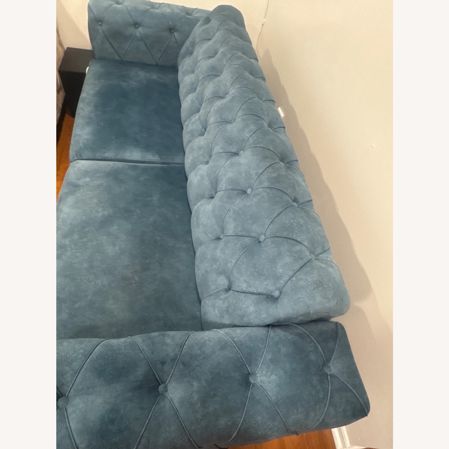 Istkbal Velvet Sofa Bed Blue - image-6
