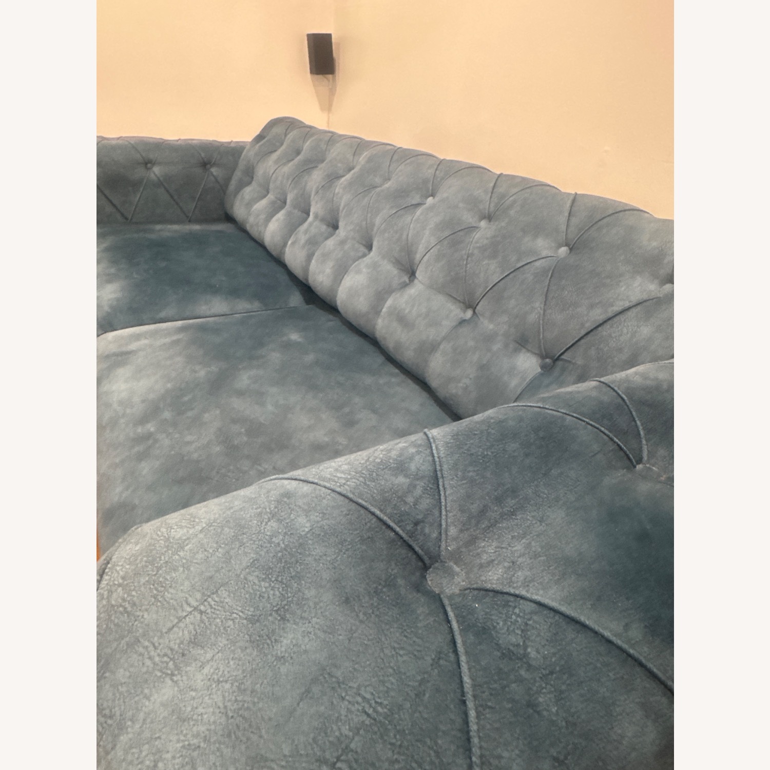 Istkbal Velvet Sofa Bed Blue - image-7