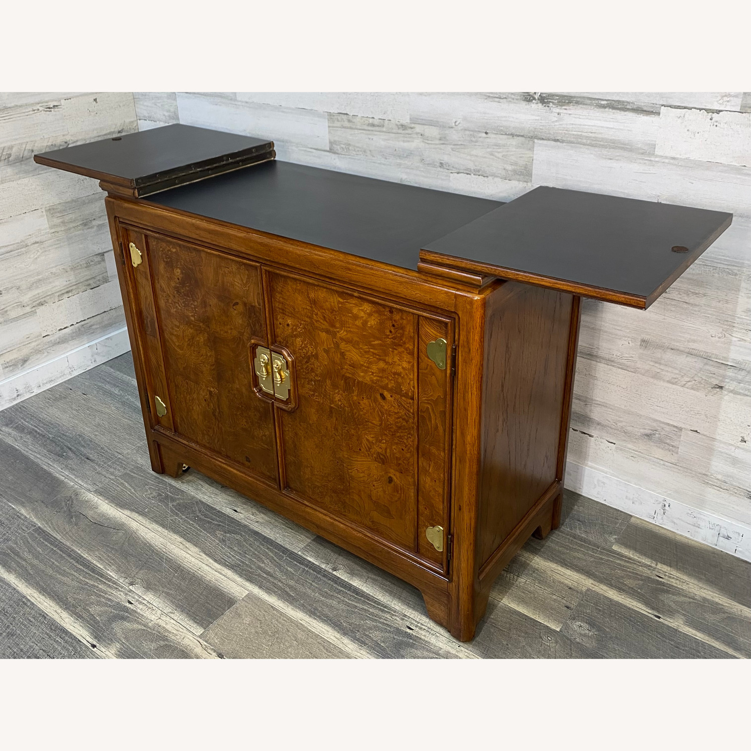 Thomasville Chinoiserie Flip Top Bar Cart - image-7