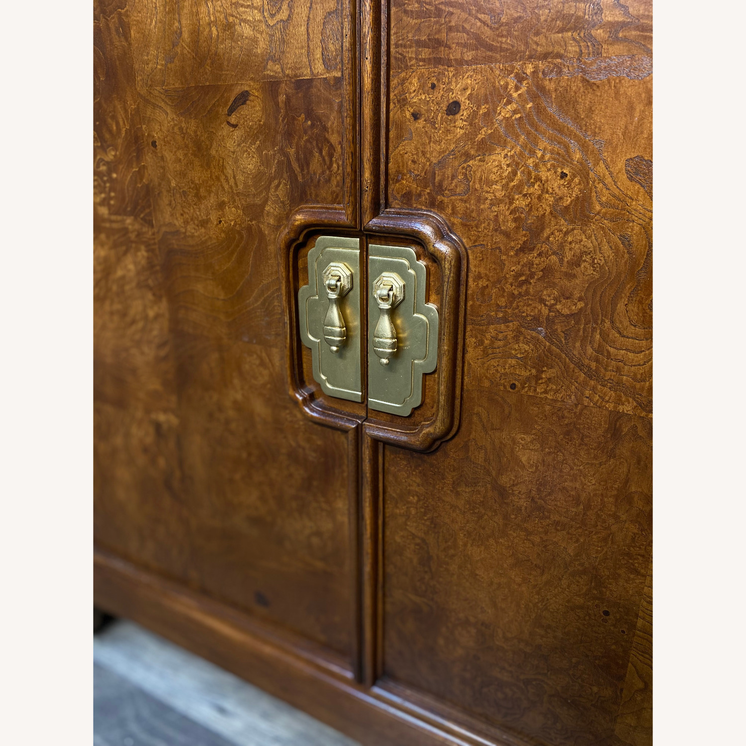 Thomasville Chinoiserie Flip Top Bar Cart - image-11