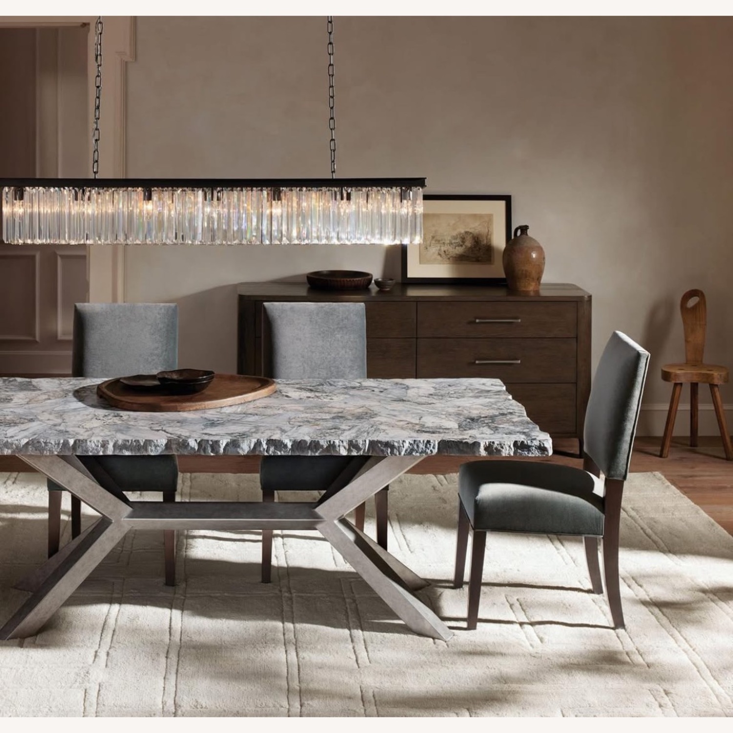 Dining Room Arhaus Petra Round Dining Table Petra Round Dining