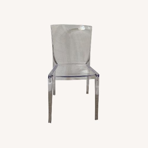 Used Mitchell Gold + Bob Williams Alain Clear Dining Chairs for sale on AptDeco