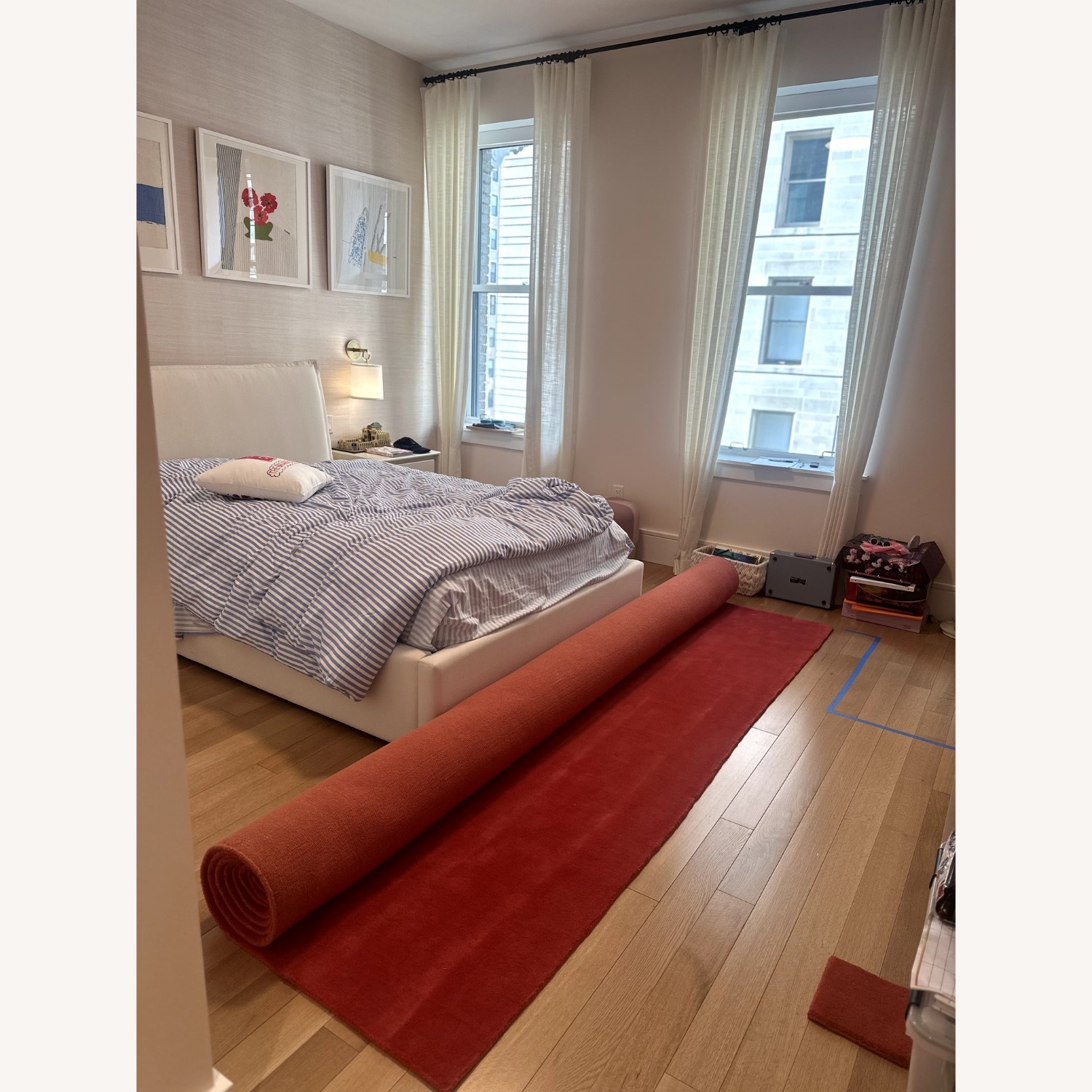 Nordic Knots Grand Red Wool Area Rug 8' x 10' - image-1
