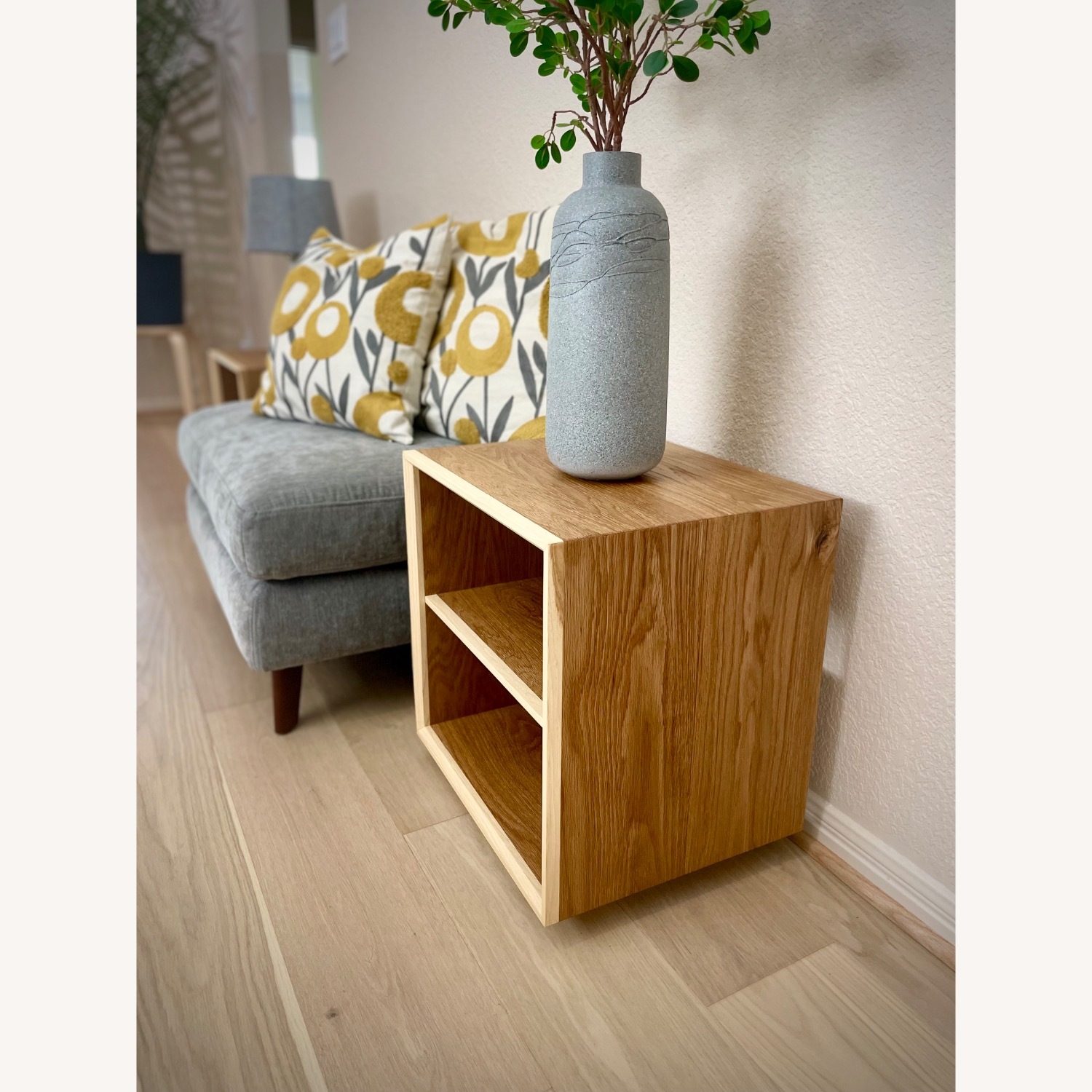 Minimalist Solid Hardwood Nightstand - image-7