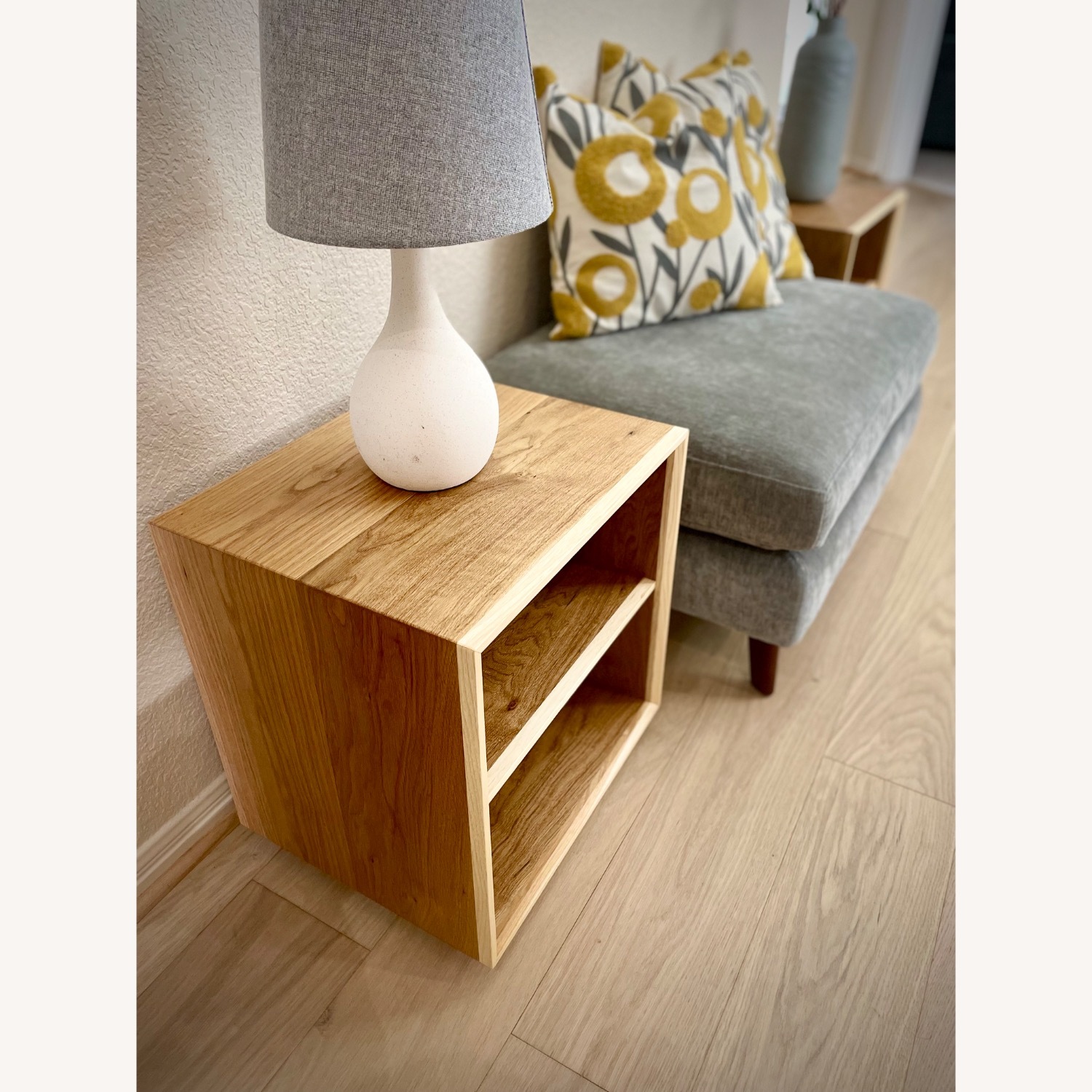 Minimalist Solid Hardwood Nightstand - image-5