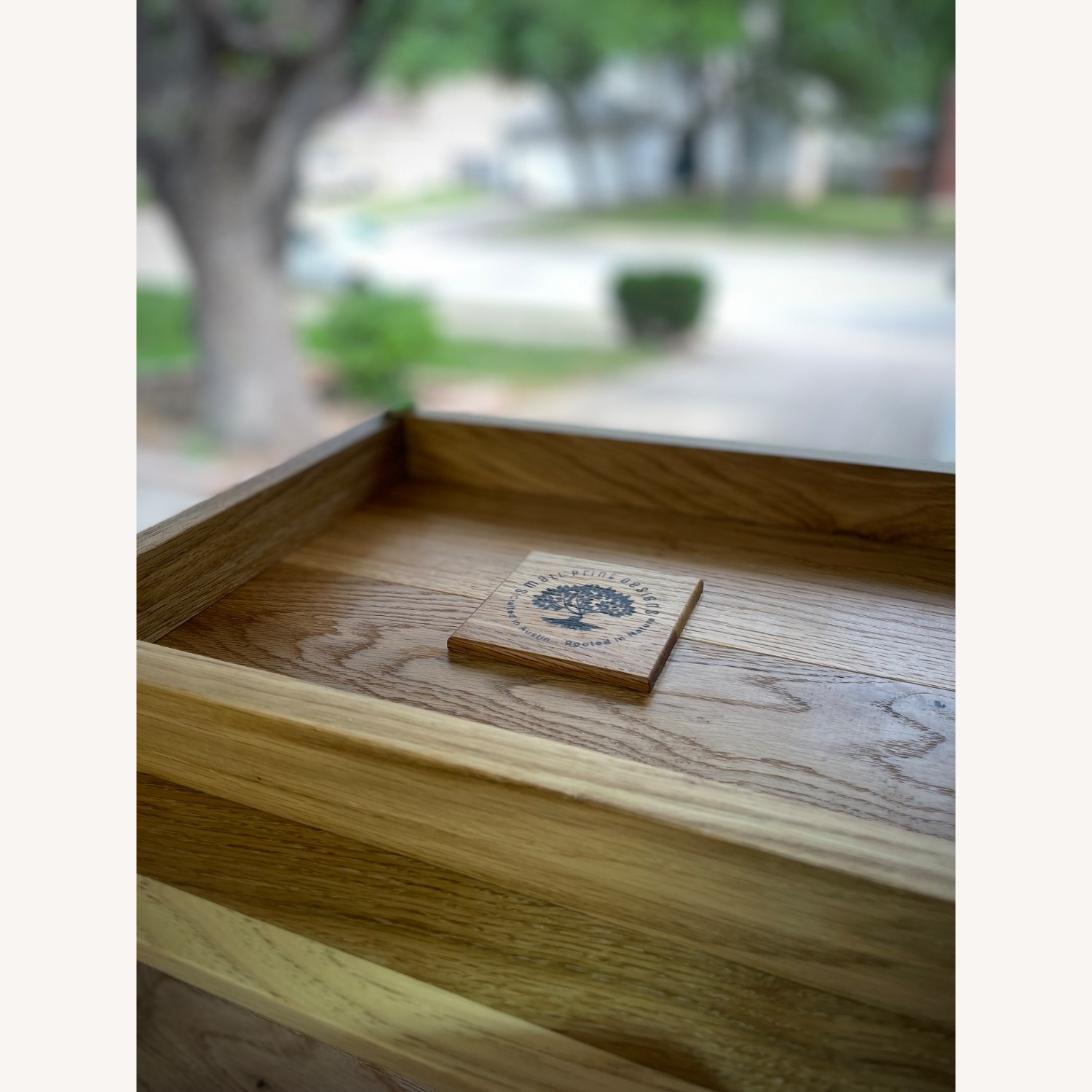 Minimalist Solid Hardwood Nightstand - image-6