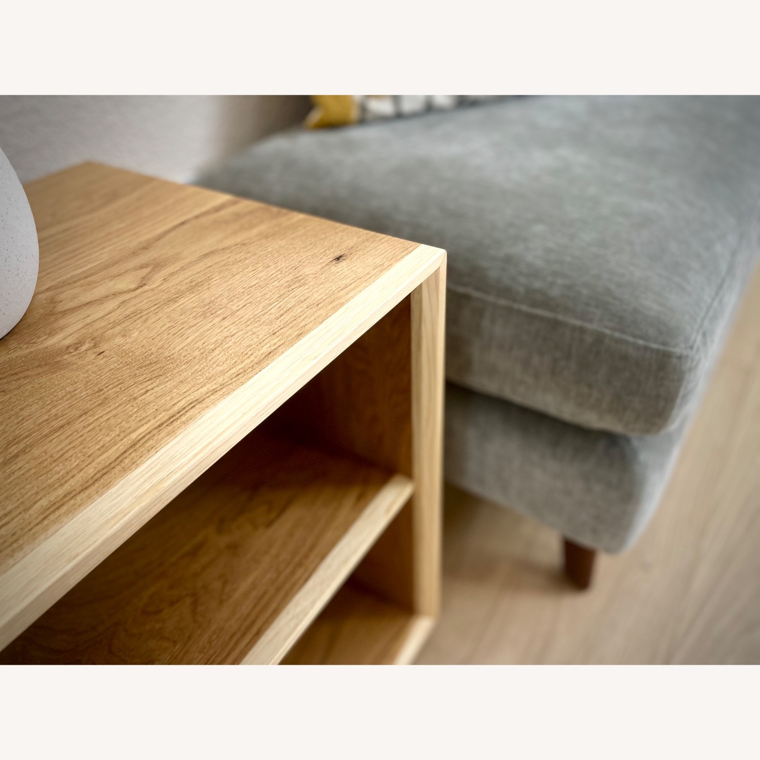 Minimalist Solid Hardwood Nightstand - image-2