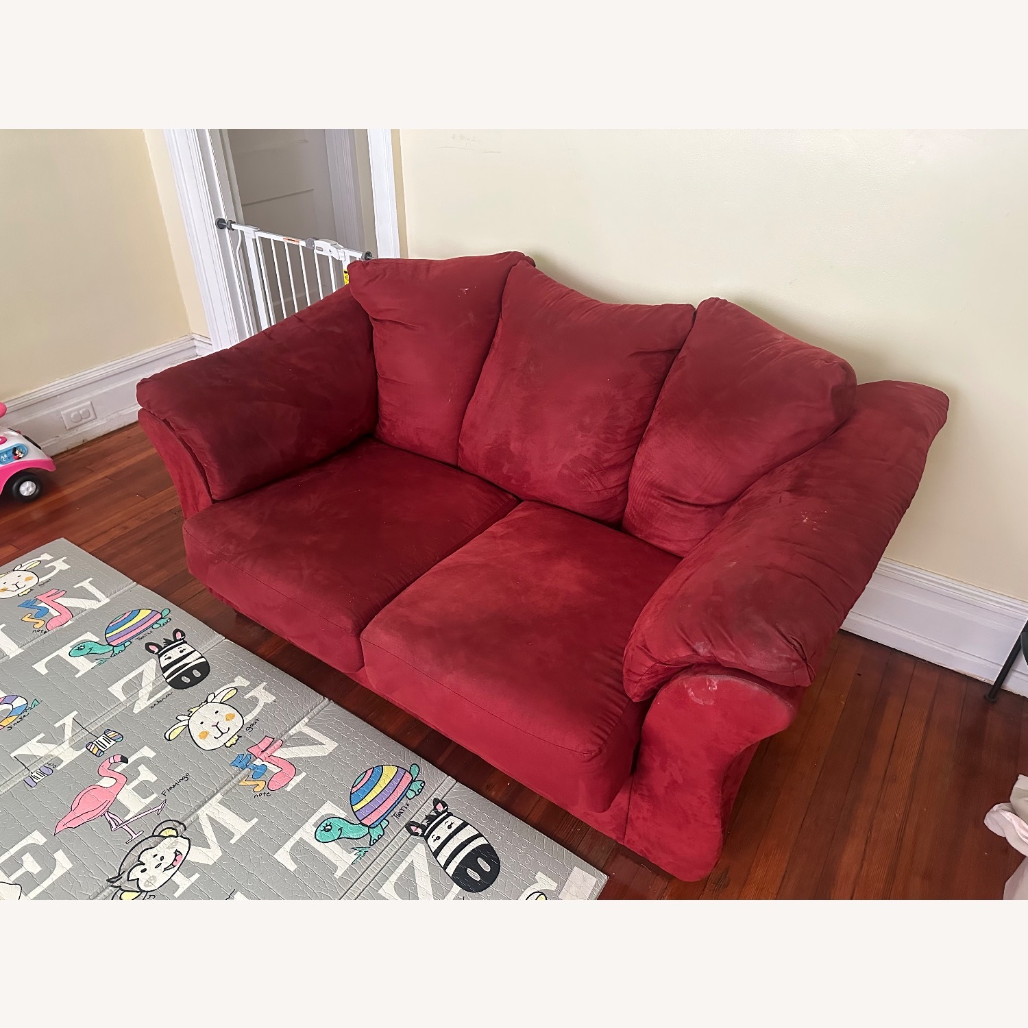 Ashley Furniture Darcy Salsa Collection Sofa - image-4