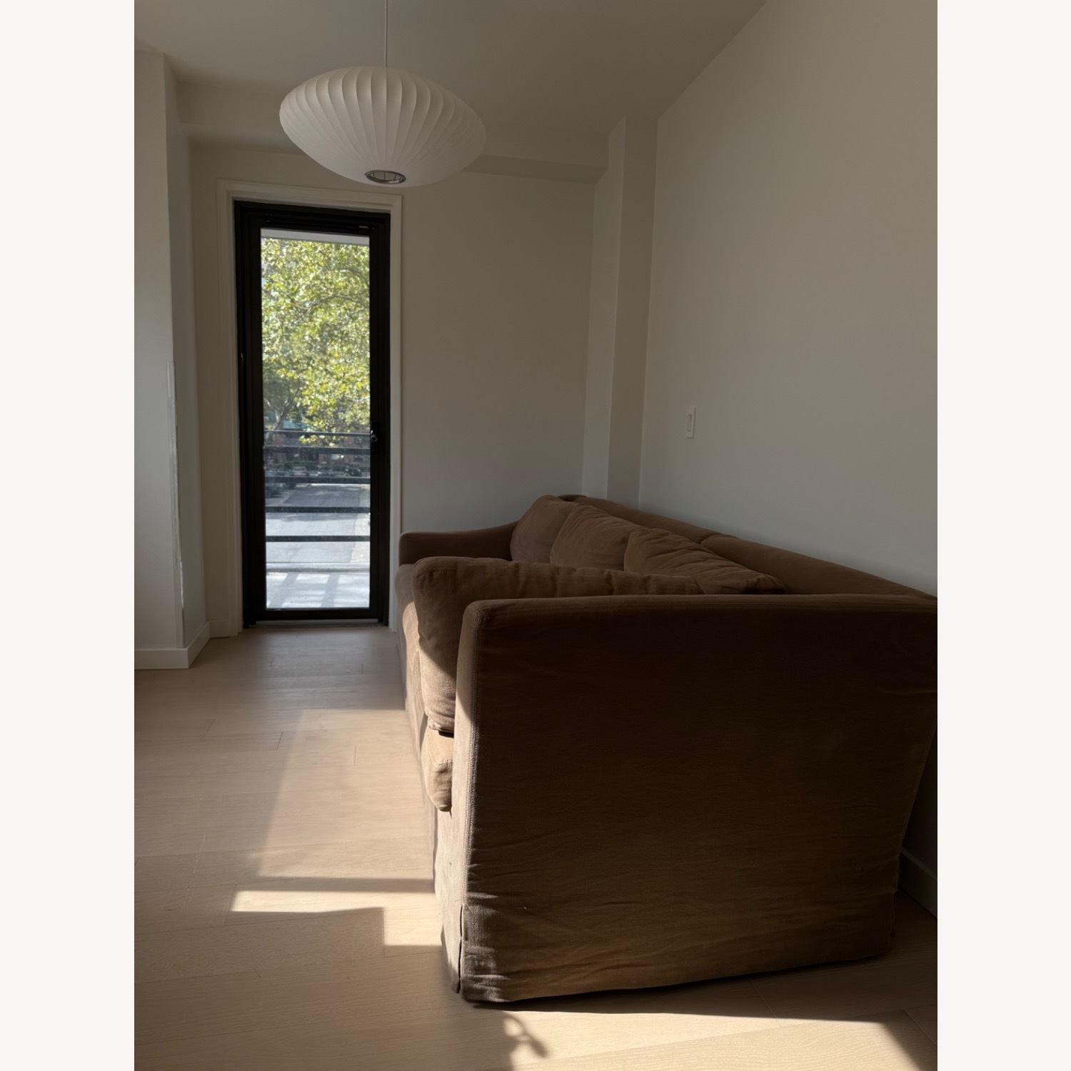 Restoration Hardware Light Brown 3+ Seater Sofa - image-1