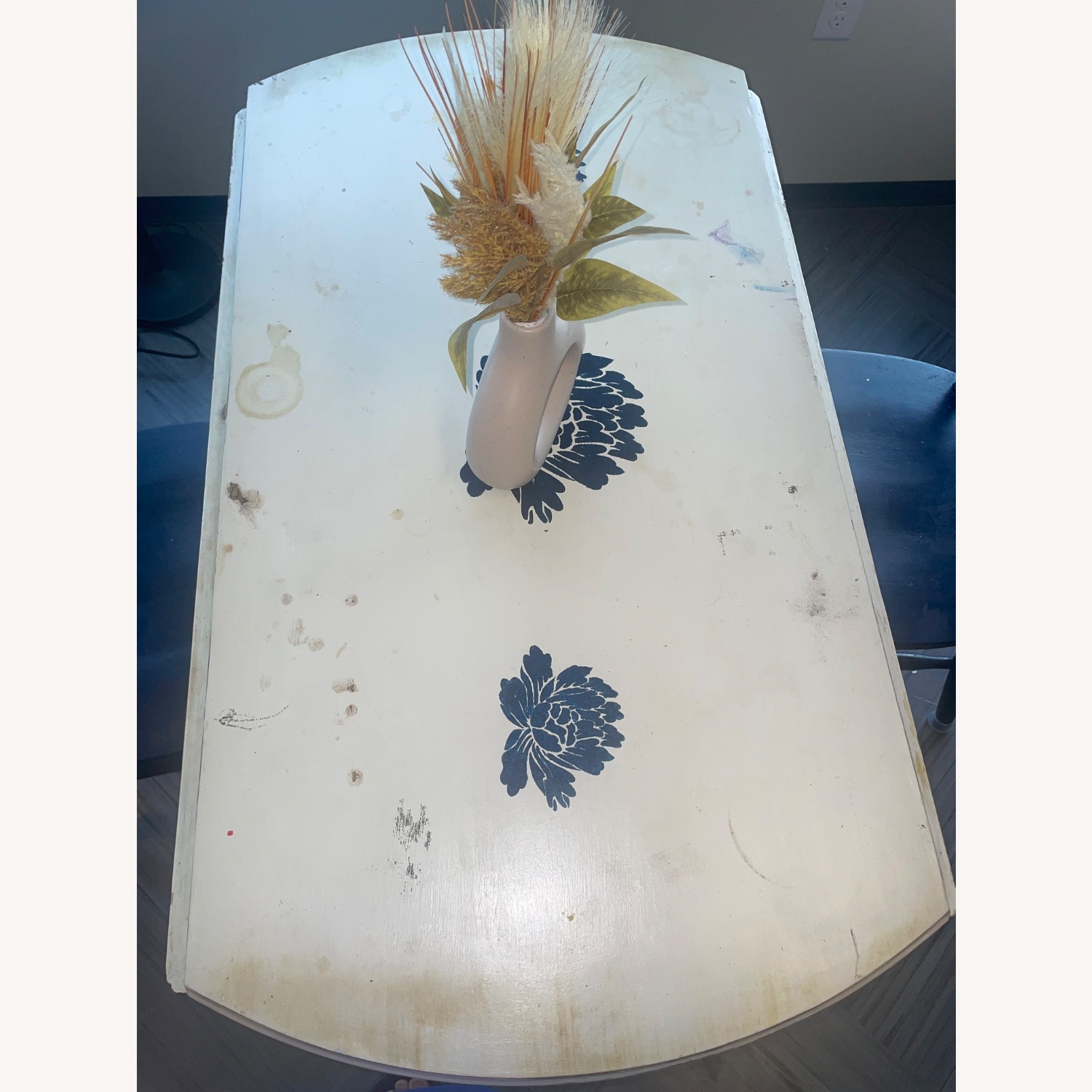 White Wood Dining Set - image-5