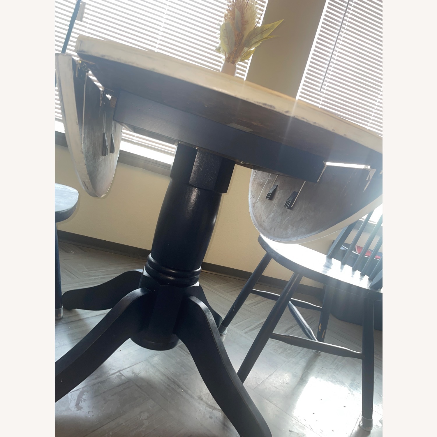 White Wood Dining Set - image-4