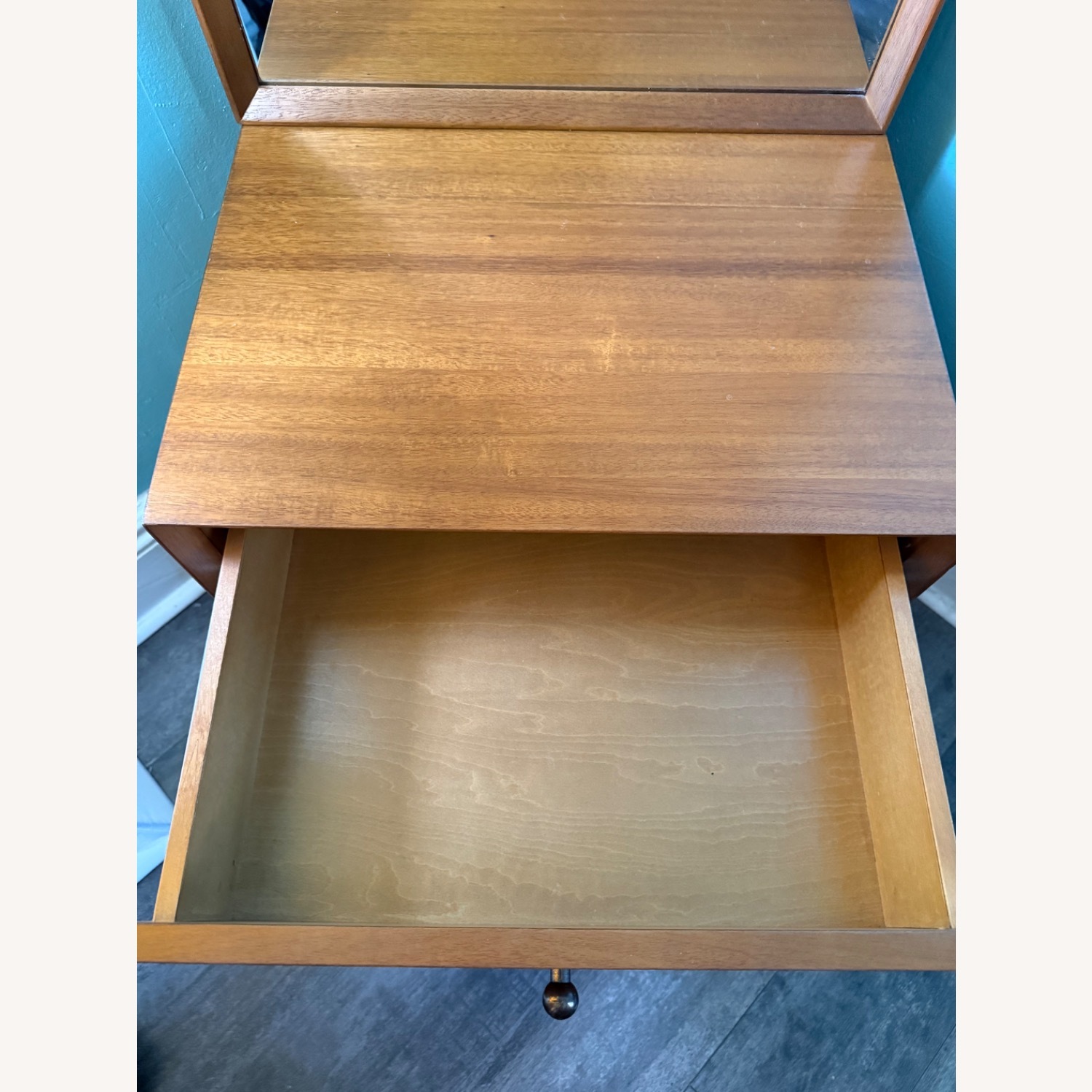 West Elm Mid-century Modern Console W Mirror - image-2