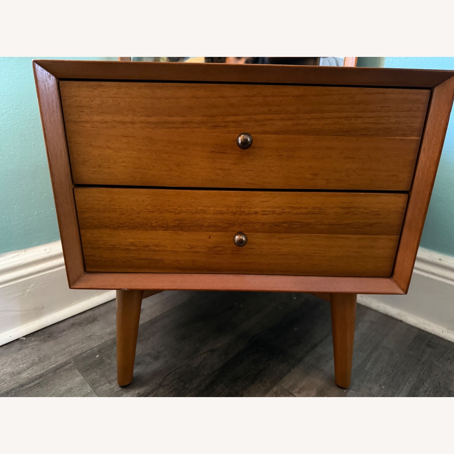 West Elm Mid-century Modern Console W Mirror - image-4