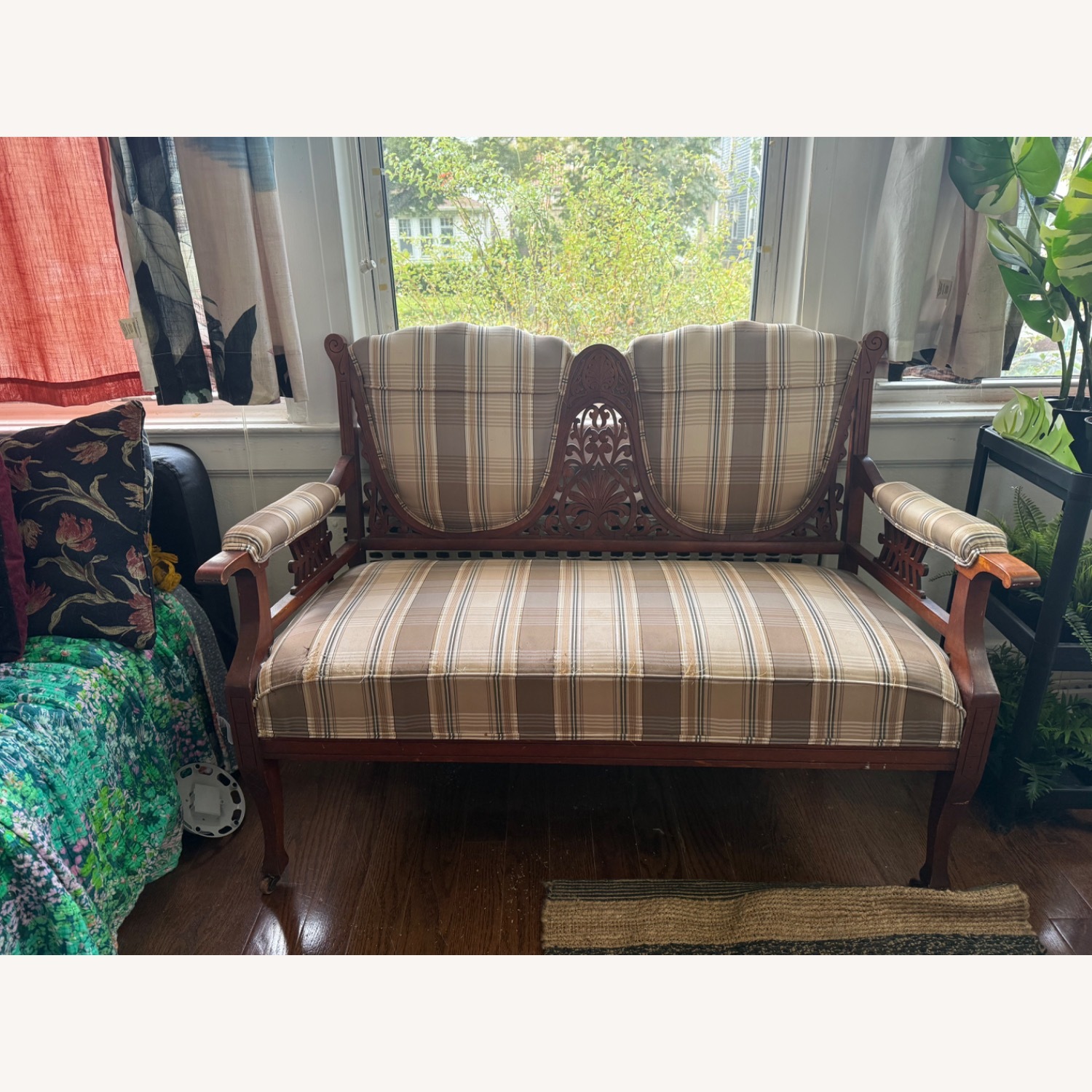 Vintage/Antique Finds Wood Bench - image-1