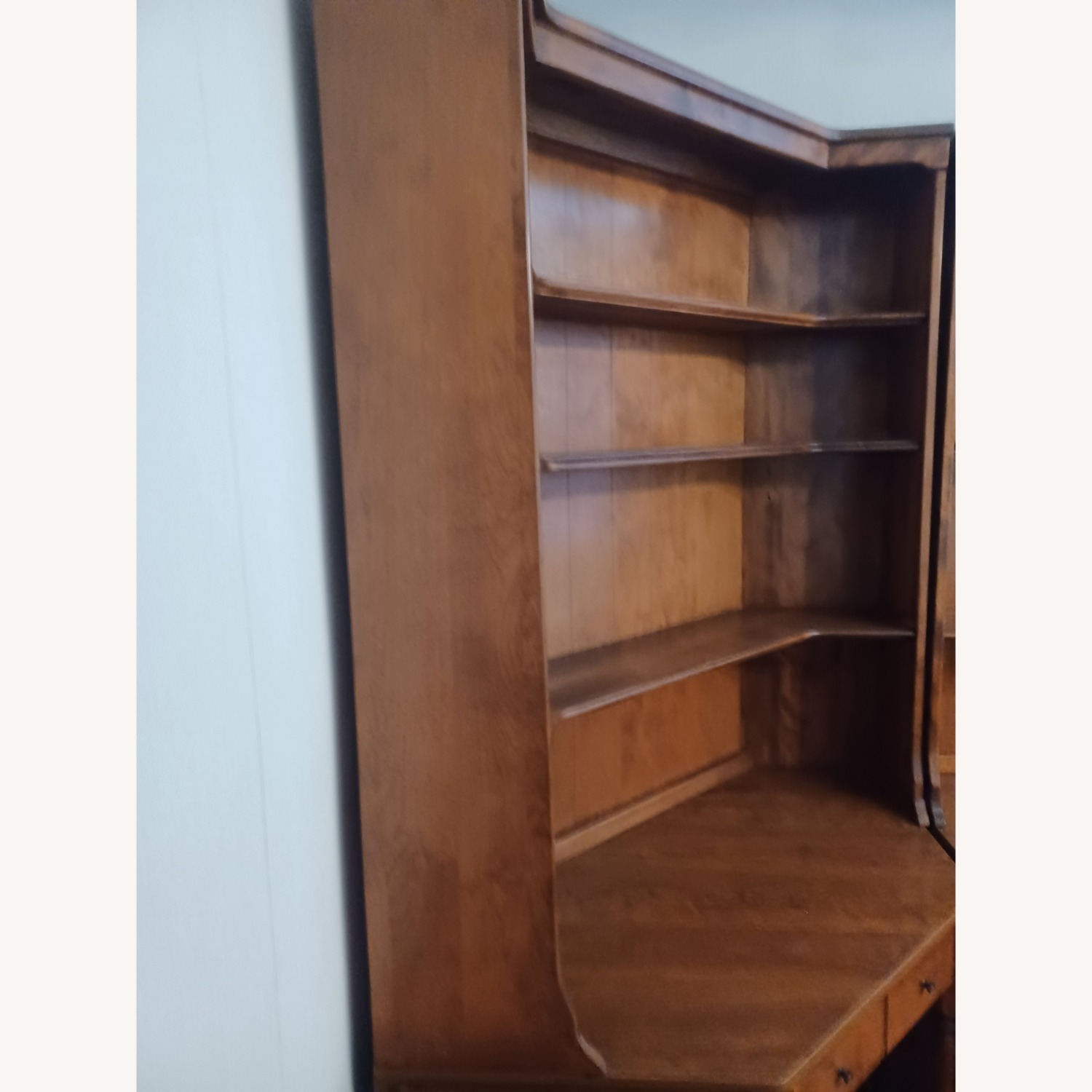 Ethan Allen Heirloom Desk with Bookcase - image-3