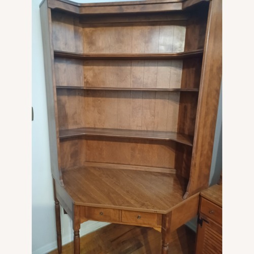 Used Ethan Allen Heirloom Desk with Bookcase for sale on AptDeco