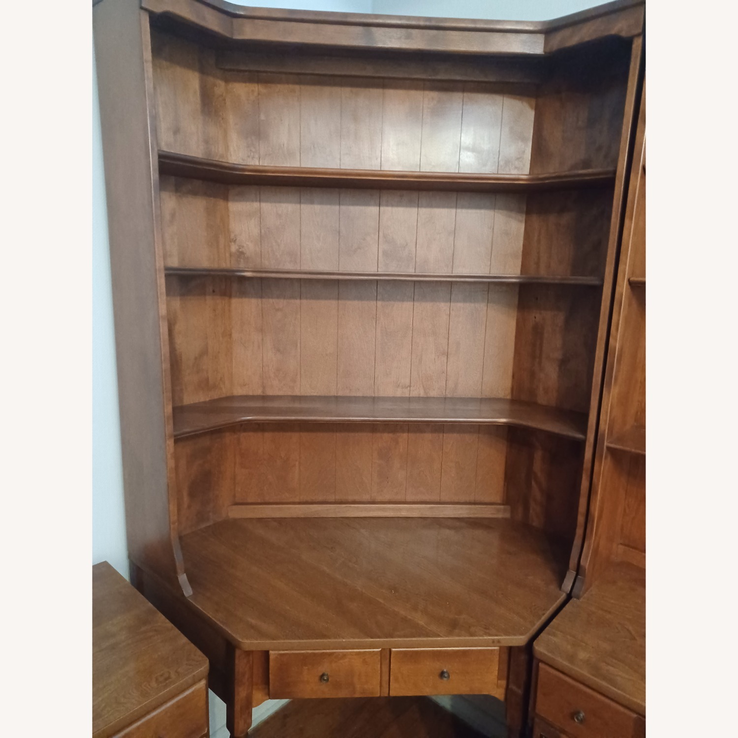 Ethan Allen Heirloom Desk with Bookcase - image-4