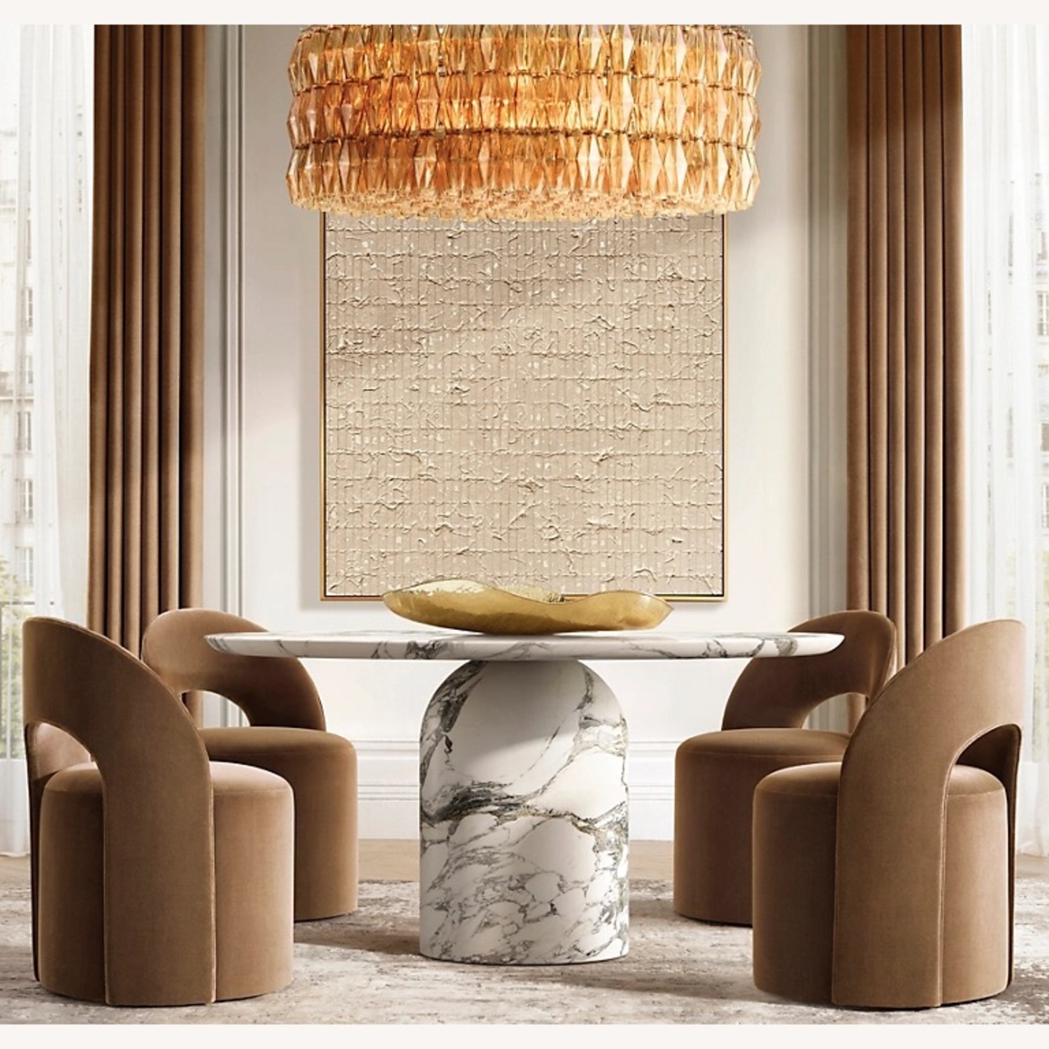 Restoration Hardware Azore Silk Rug 9x12 - image-5