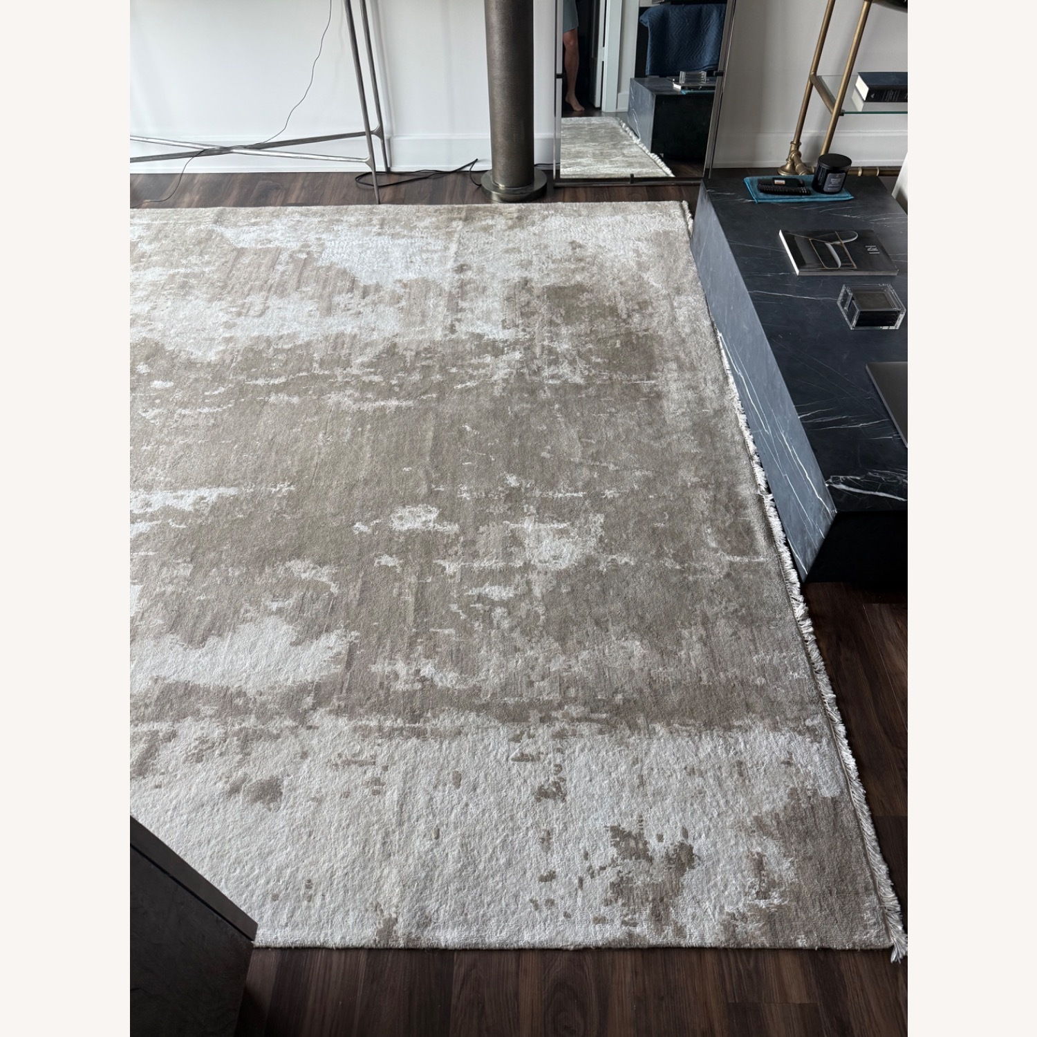 Restoration Hardware Azore Silk Rug 9x12 - image-13
