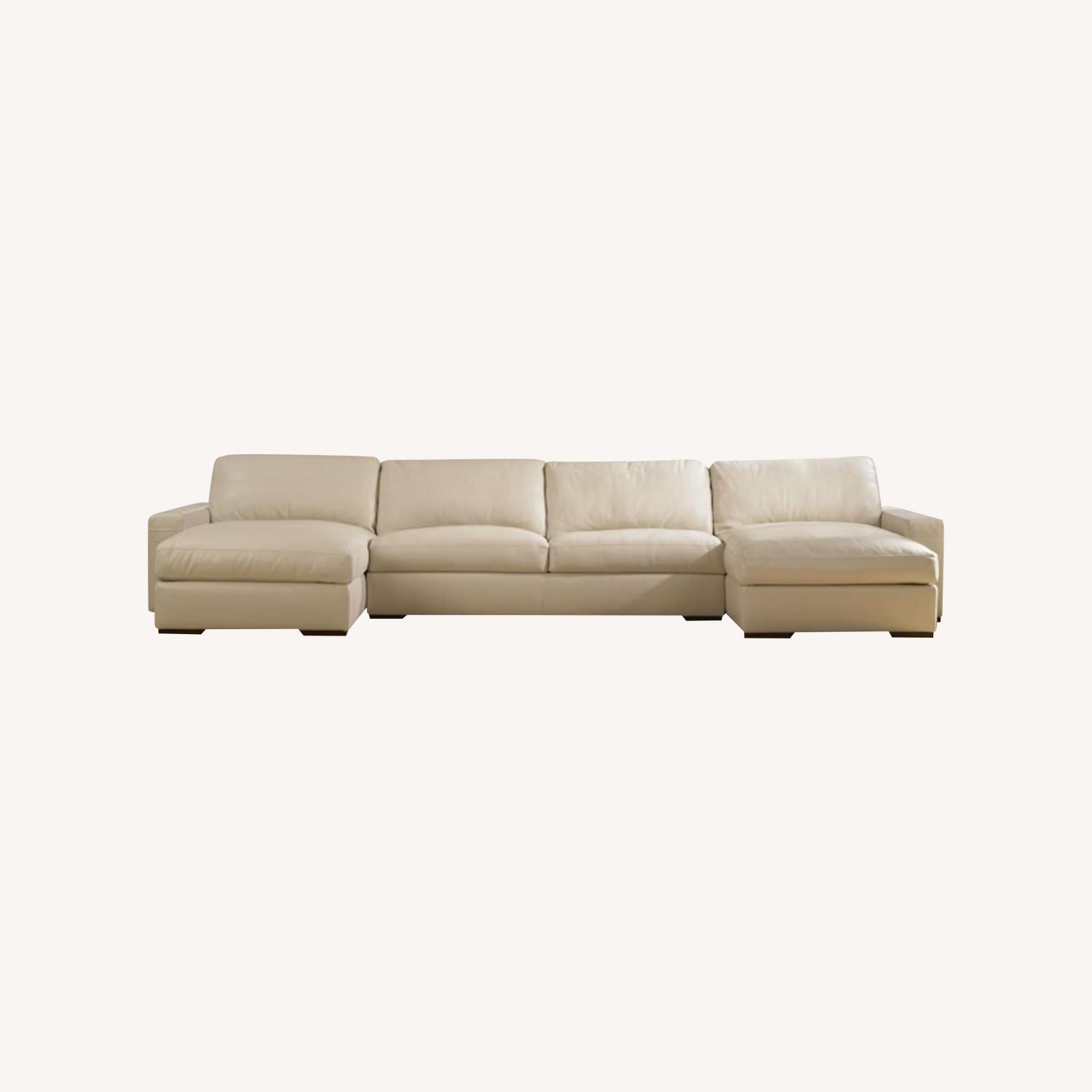 3-Piece Sectional Sofa with Dual Chaise Loungers  - image-0