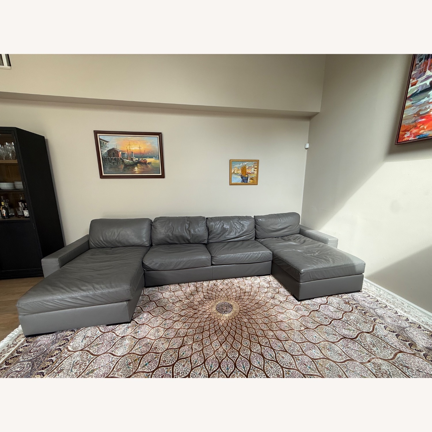 3-Piece Sectional Sofa with Dual Chaise Loungers  - image-1