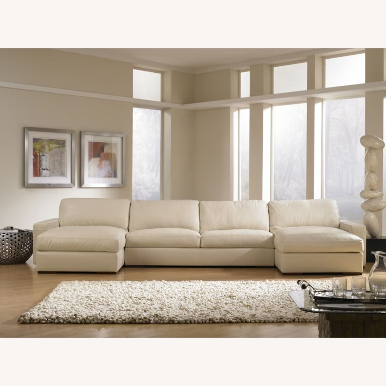 3-Piece Sectional Sofa with Dual Chaise Loungers  - image-7