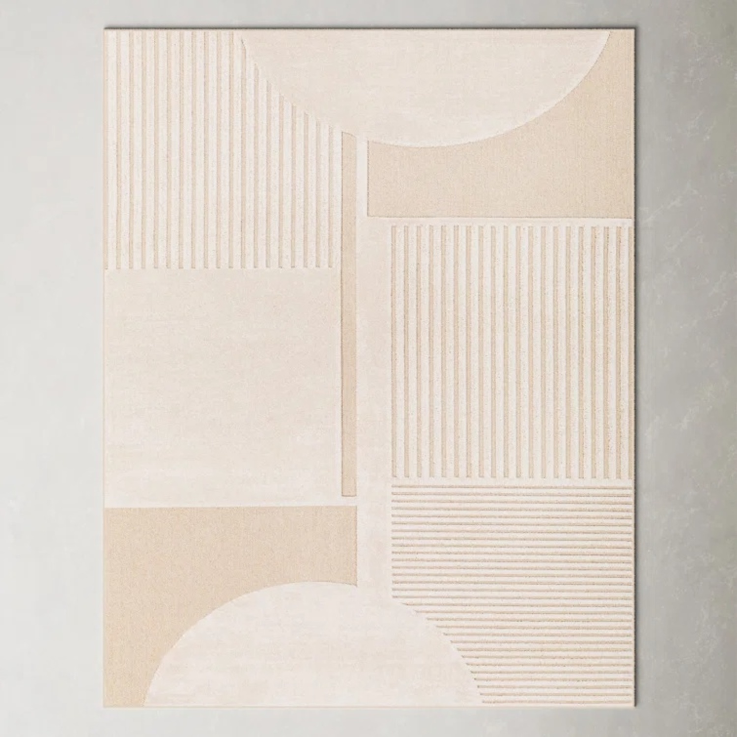 Courtyard Geometric Indoor Rug (8' by 10') - image-0