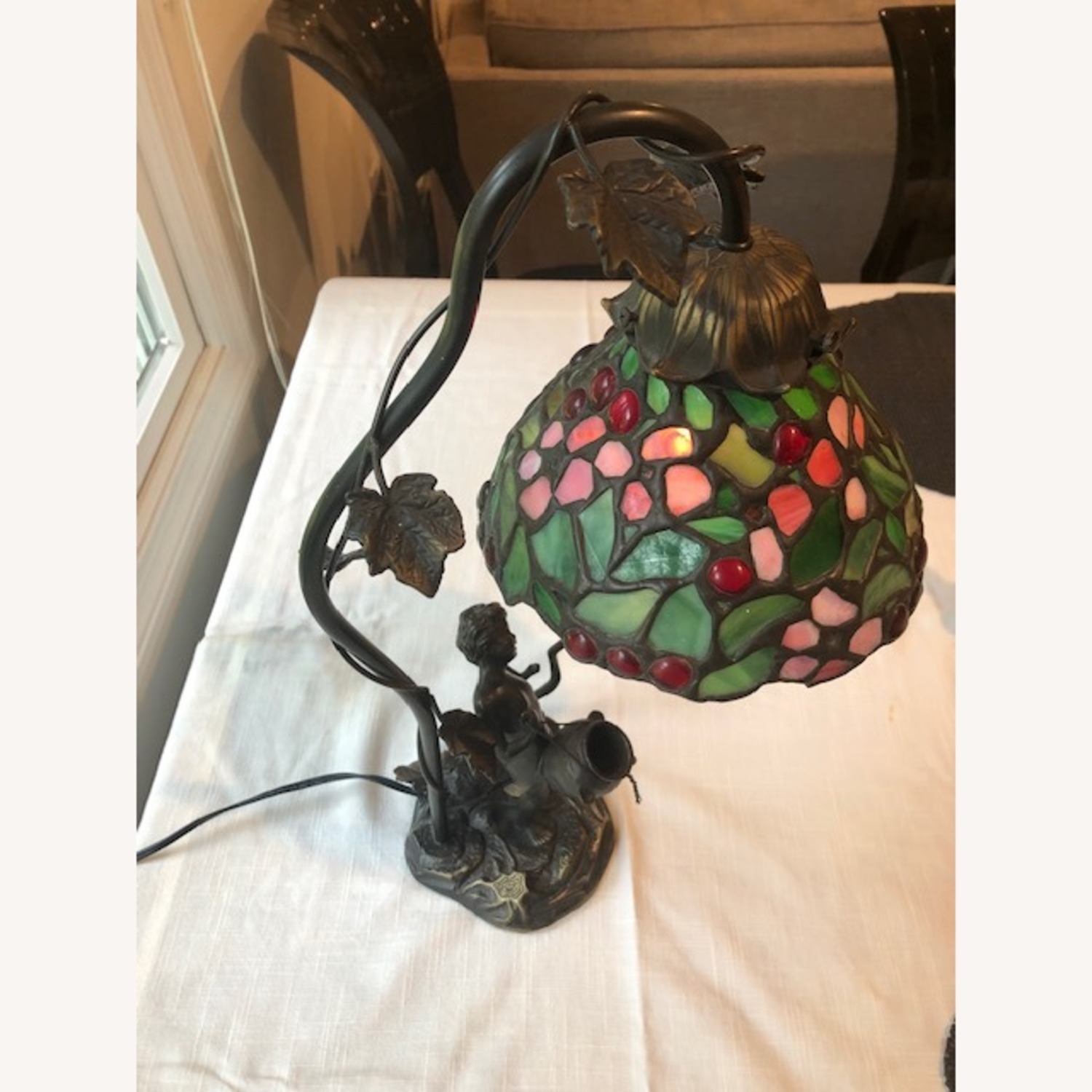 Vintage/Antique Finds Metal Table Lamp - image-6