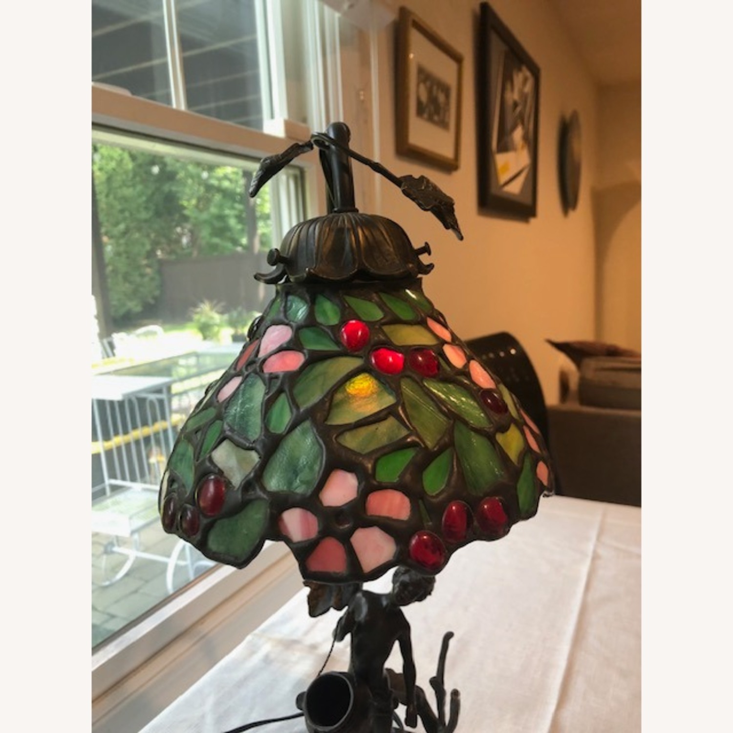 Vintage/Antique Finds Metal Table Lamp - image-8